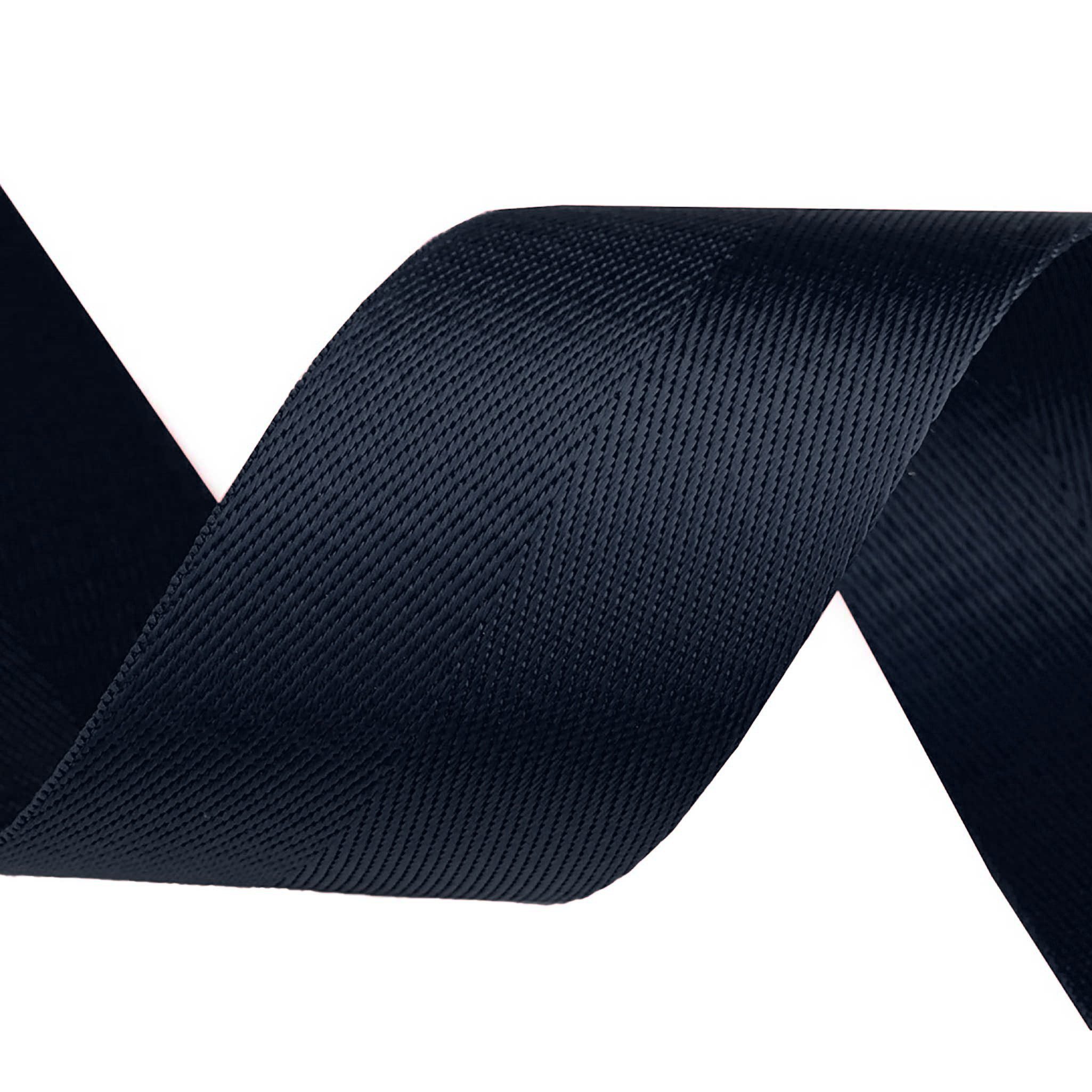 maDDma Gurtband Polyester glänzend 3m x 50mm Trägerband Riemen Tragband Rollladengurt (3m-Abwicklung), dunkelblau
