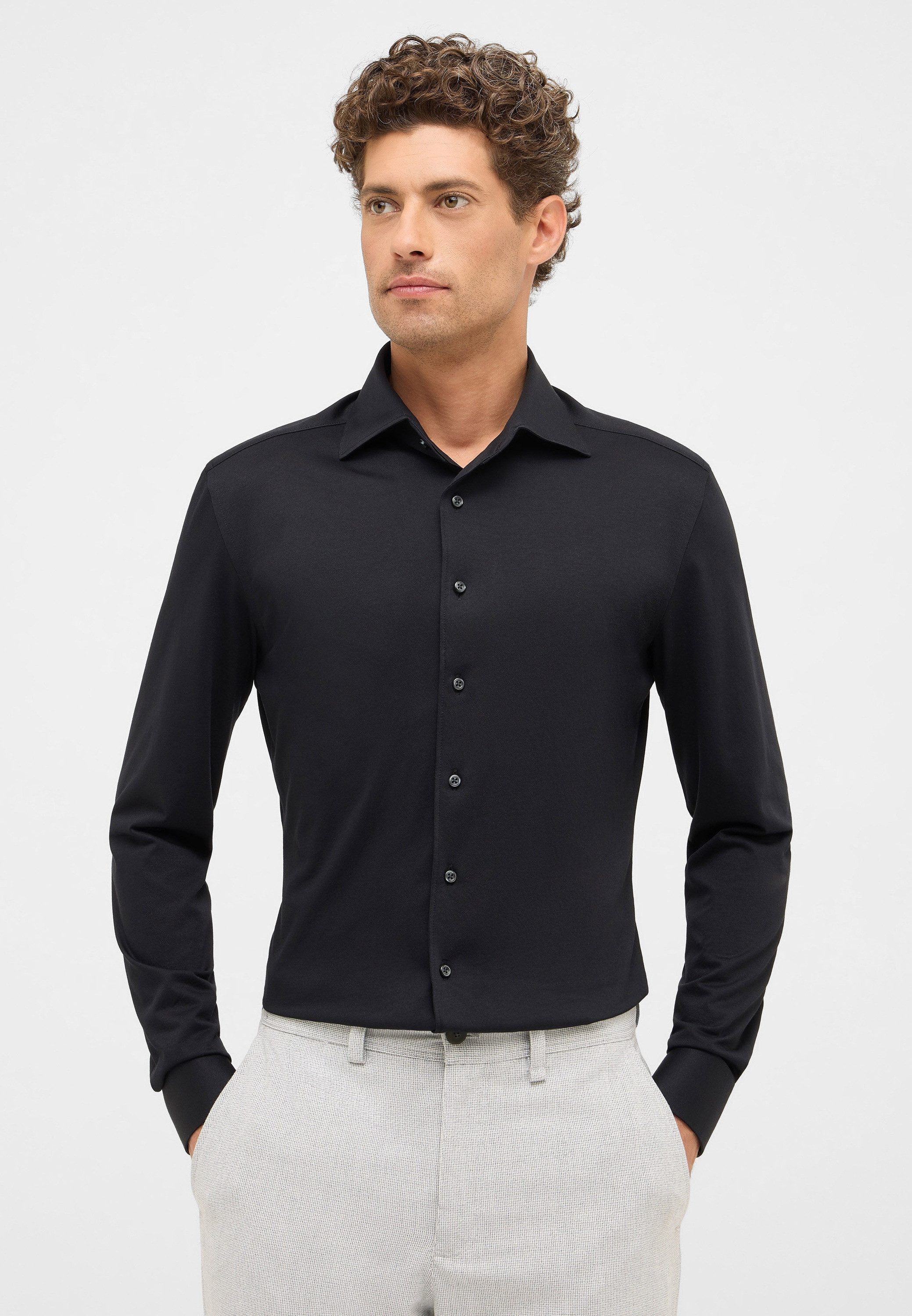 Eterna Langarmhemd SLIM FIT NON IRON (bügelfrei) günstig online kaufen