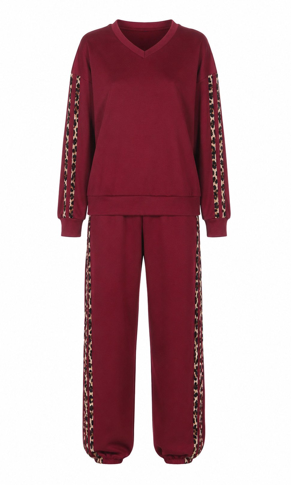 simaranda Jogginganzug Damen Jogginganzug 109 36-42 Weinrot