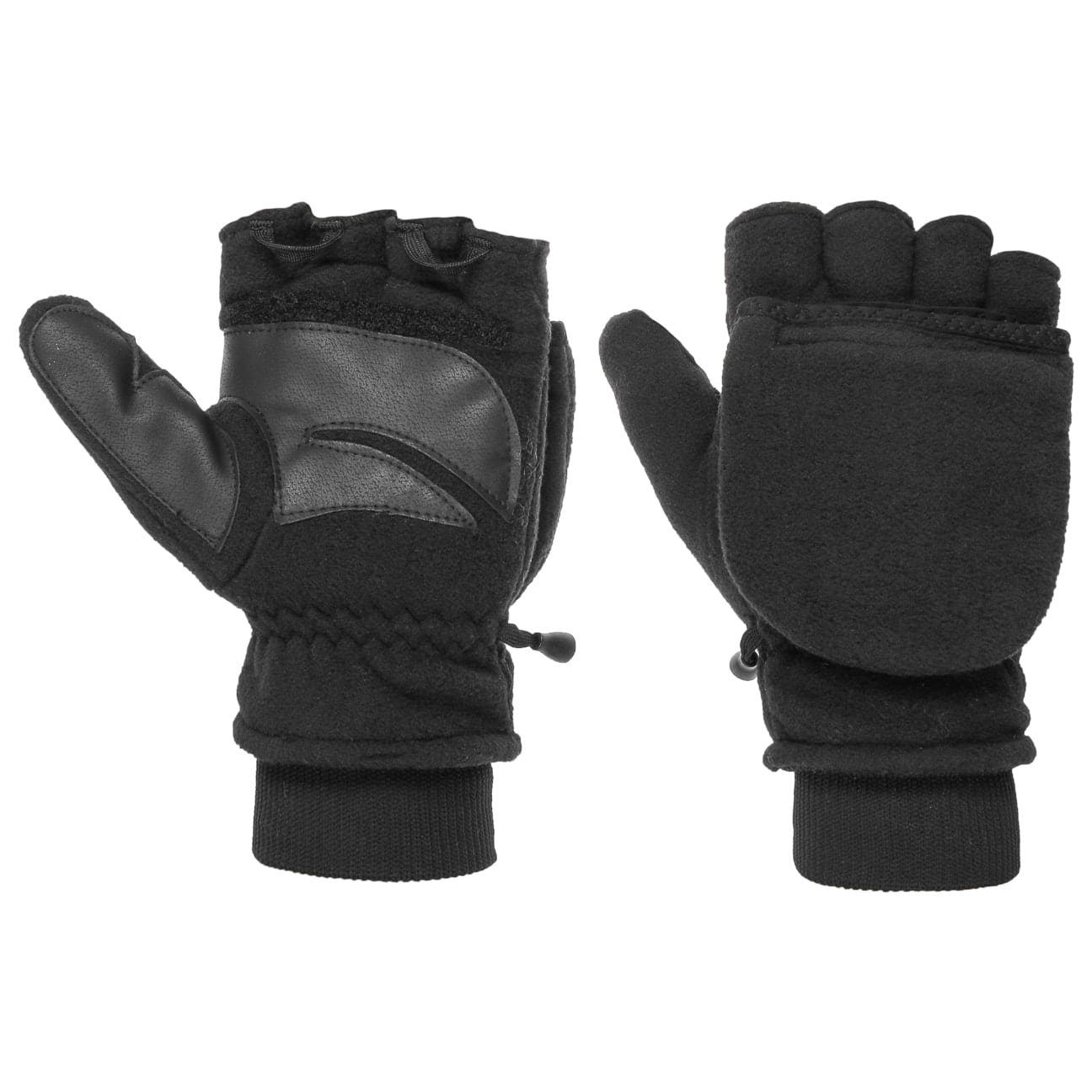 Barts Fleecehandschuhe (1-St) fingerlose Handschuhe mit Futter