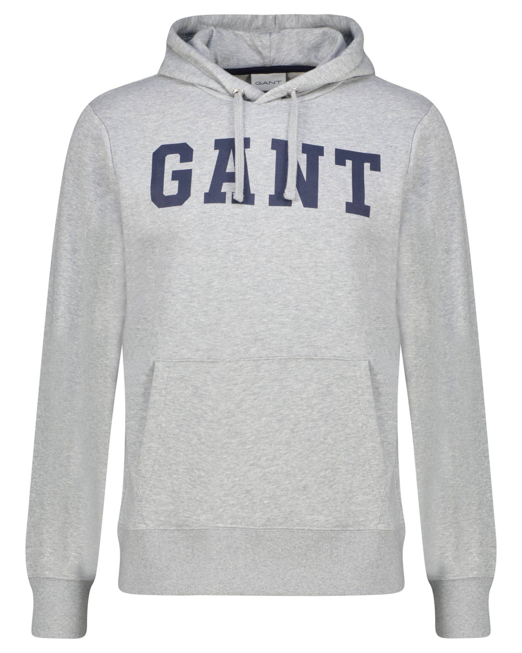 Gant Sweatshirt Herren Hoodie LOGO SWEAT HOODIE (1-tlg) grau (13)