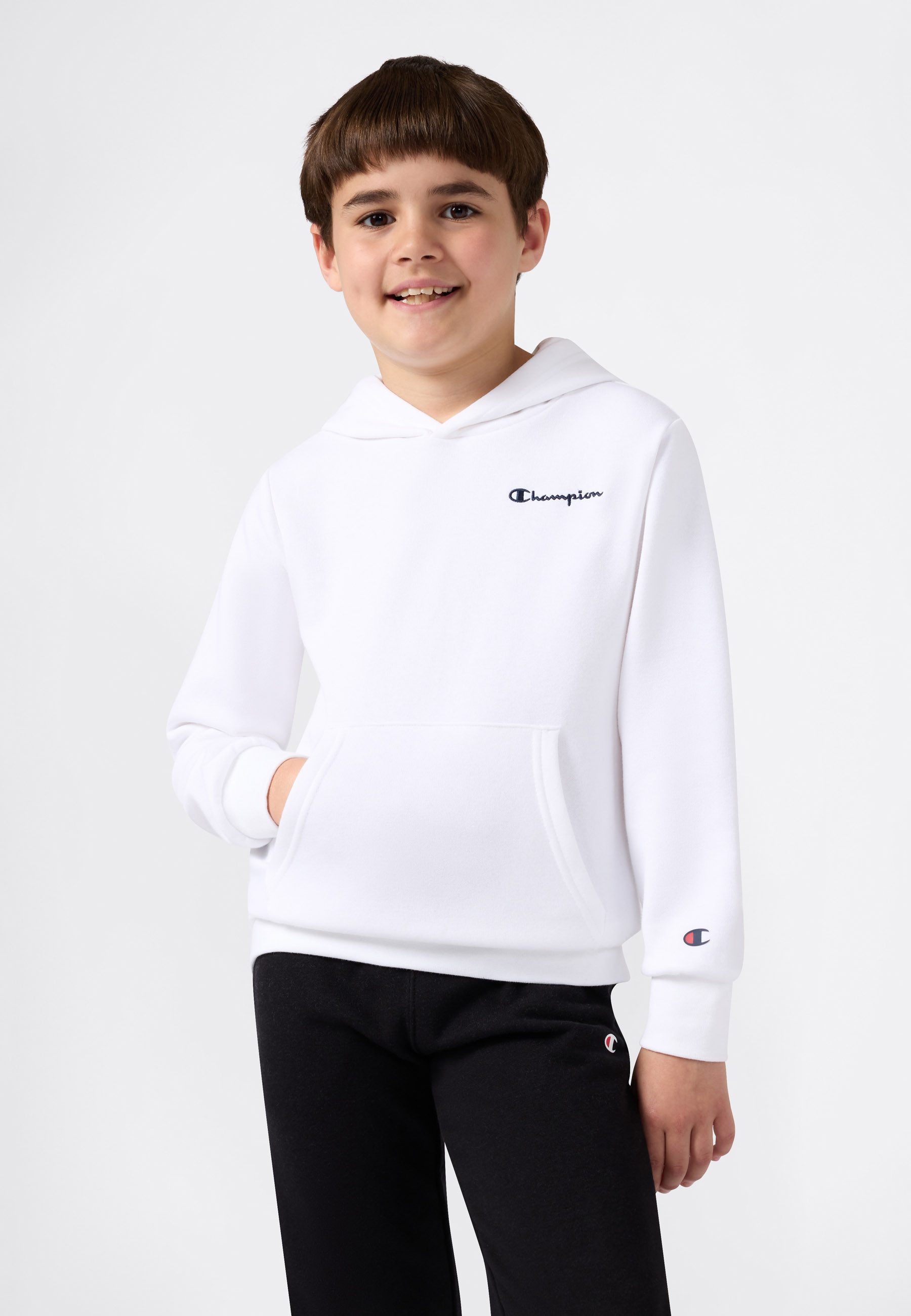 Champion Kapuzensweatshirt SPORTWEAR HOODIE Standard Fit mit Kängurutasche, aus Baumwolle und Polyester