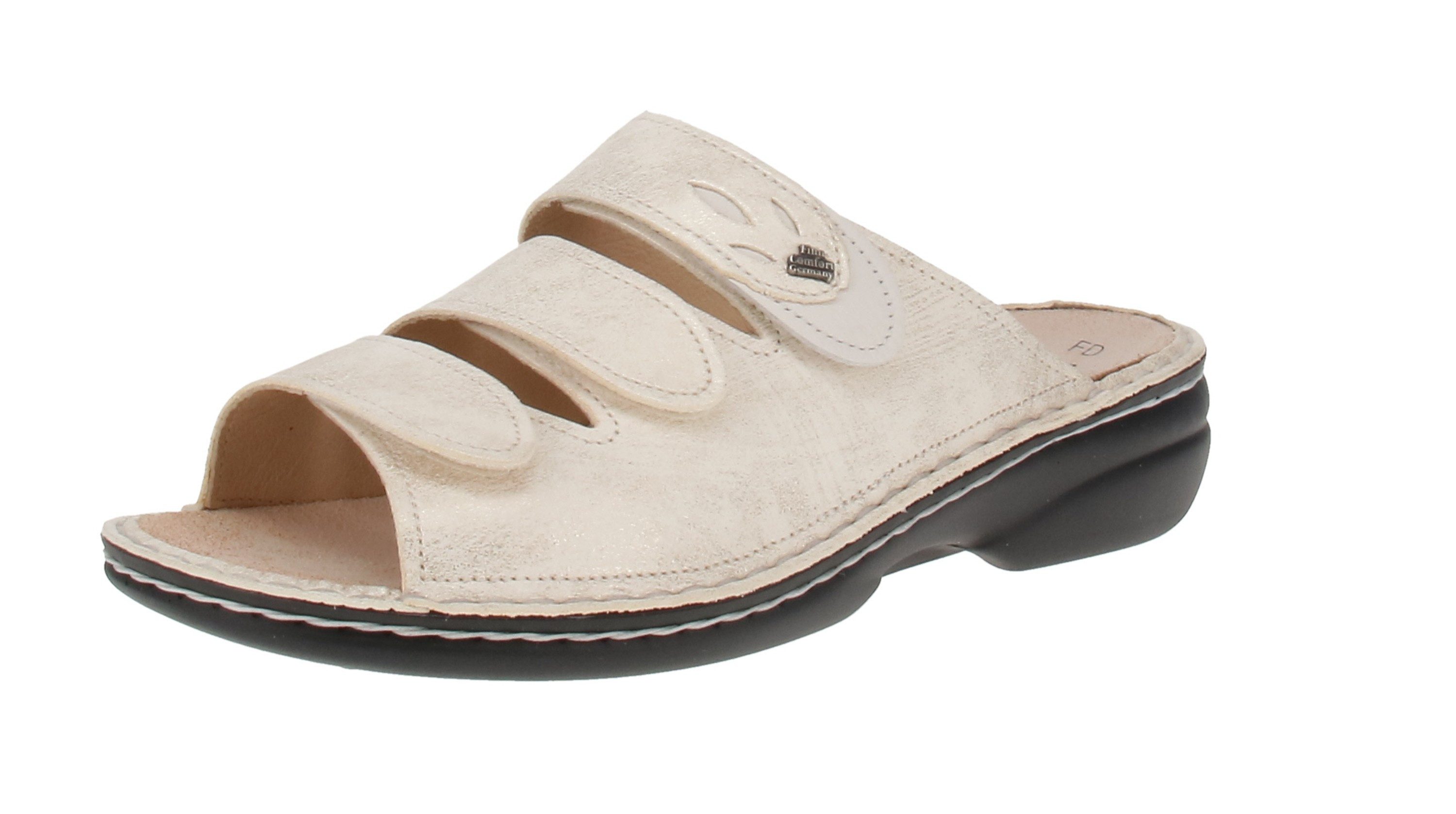 Finn Comfort 02554-902898 Kos - Damen Pantolette - Oro-Latte Sandale