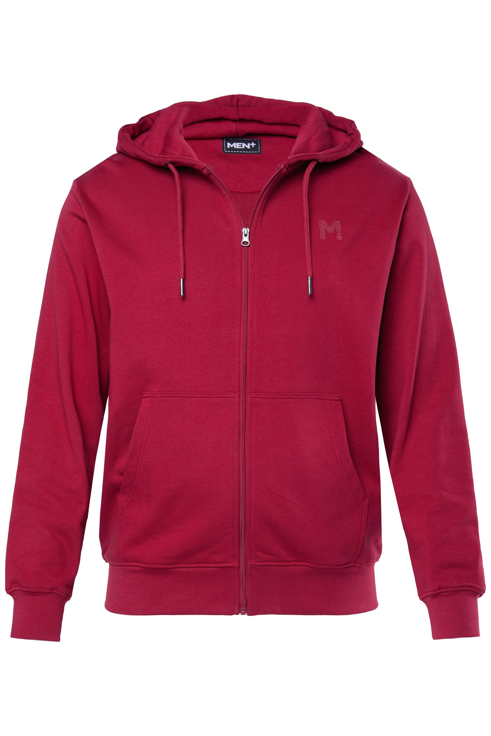 Men Plus Sweatshirt Men+ Kapuzen-Sweatjacke Basic bis 8 XL günstig online kaufen