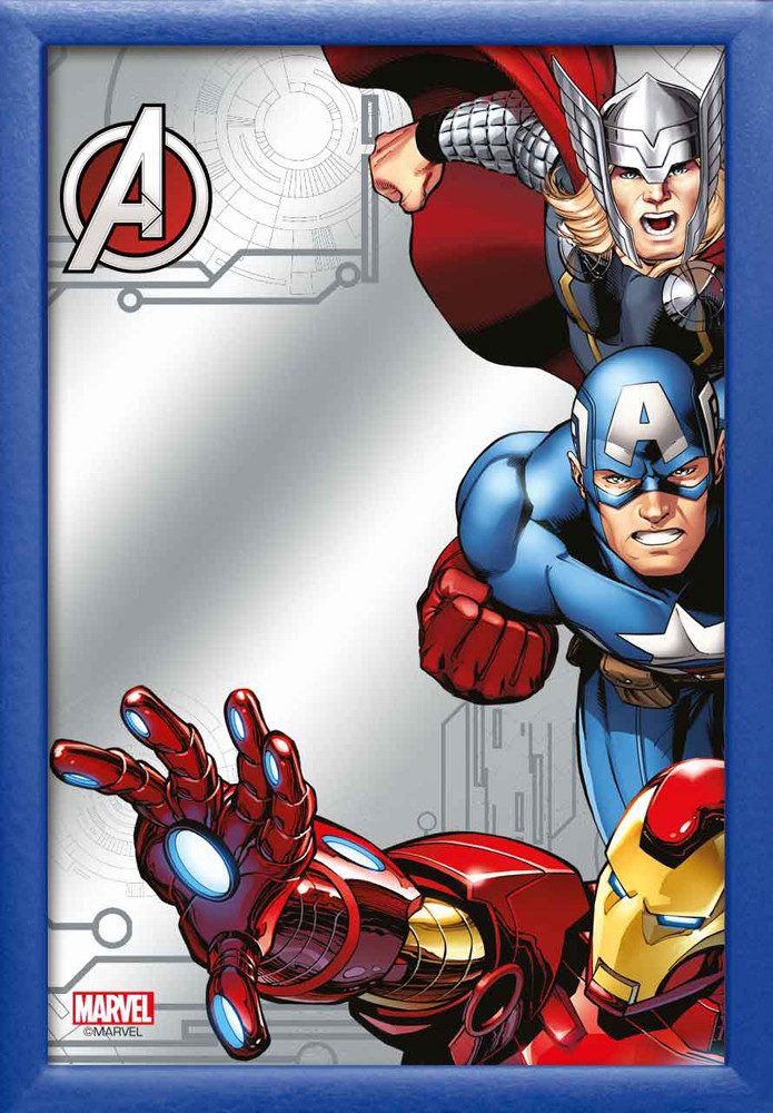 Dekospiegel KS109 Marvel - Trio - Bedruckter Spiegel