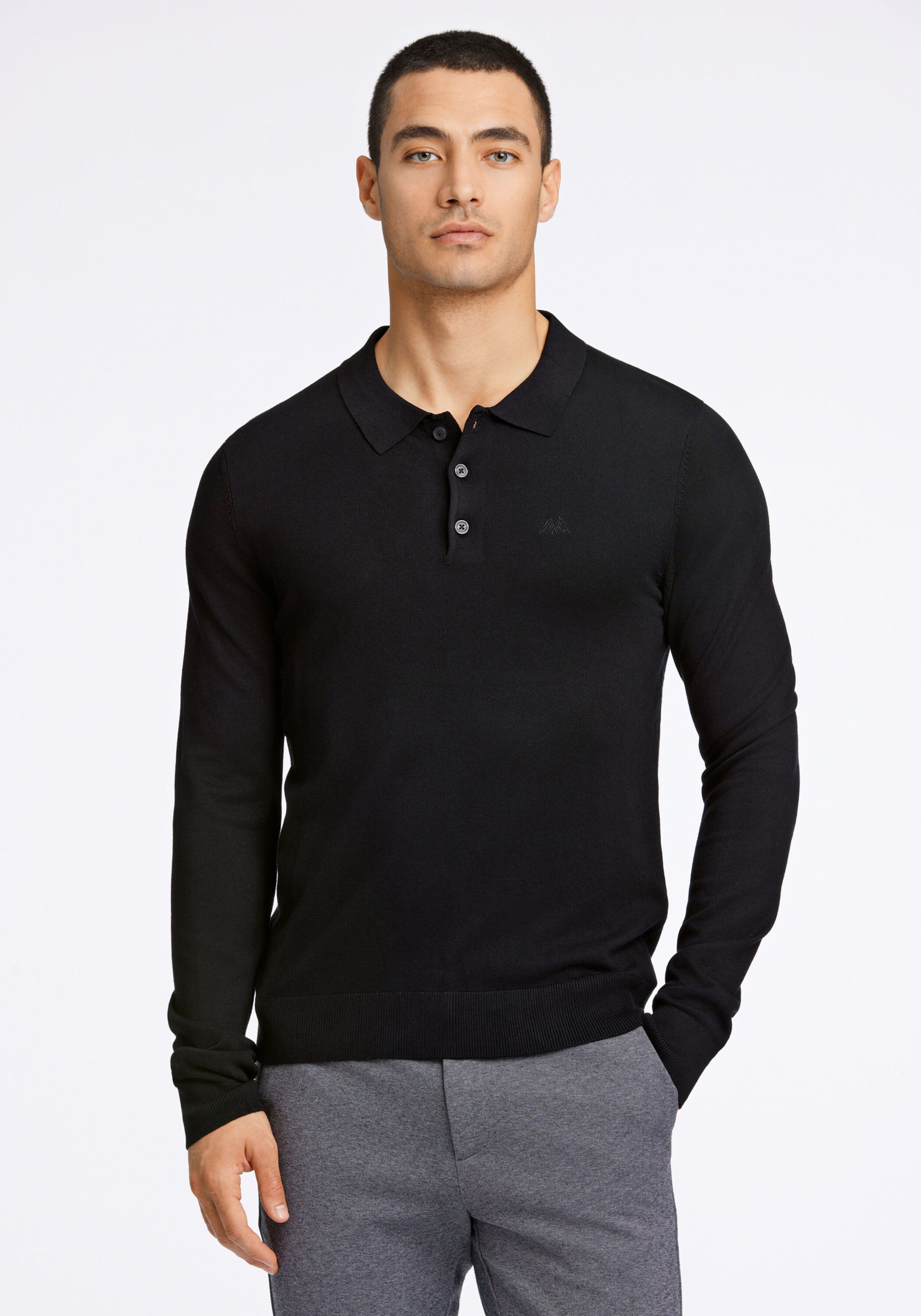 LINDBERGH Poloshirt Strickpullover Slim Fit günstig online kaufen