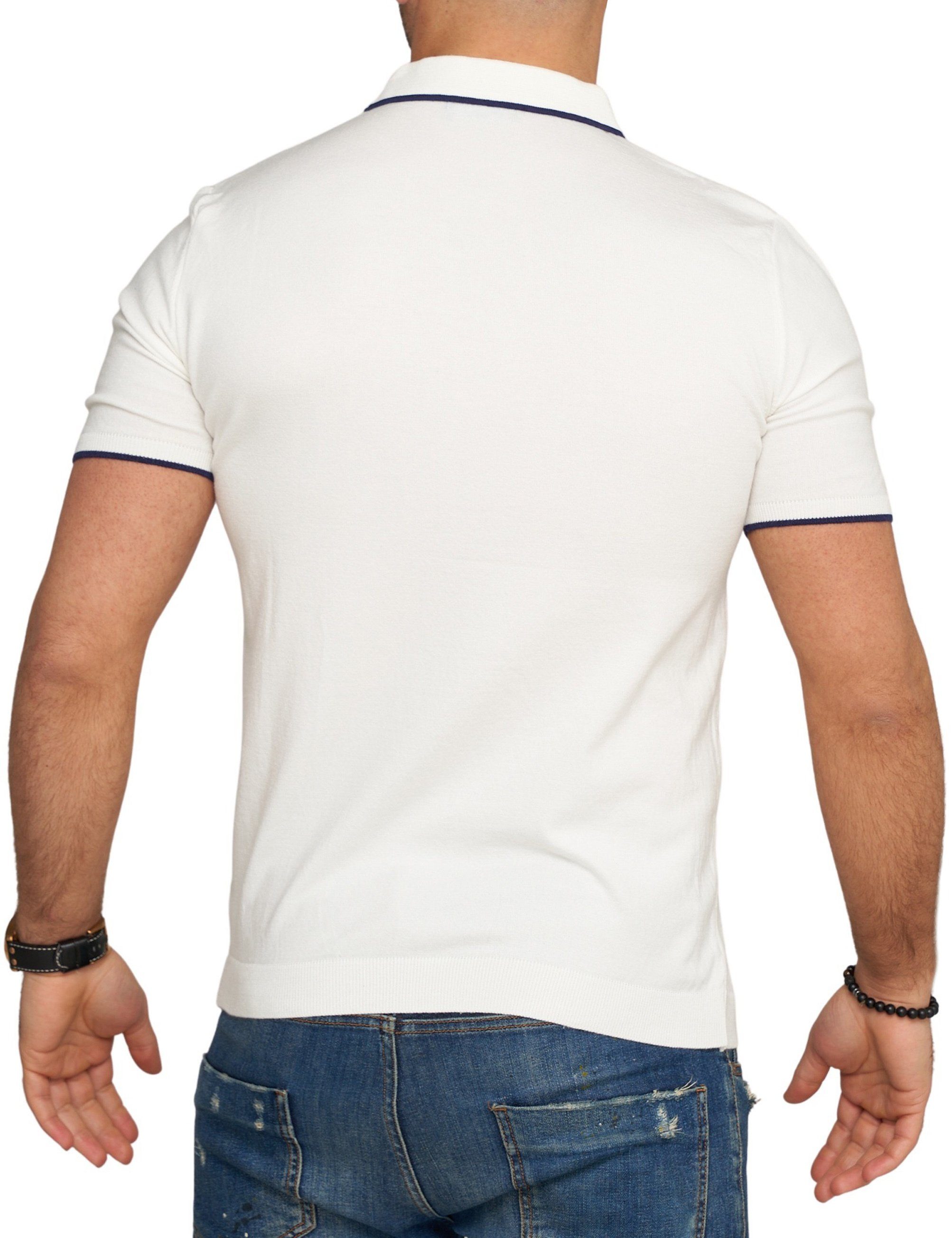 CARISMA Poloshirt CRRONDA Strick Kurzarm Polo T-Shirt Stripe