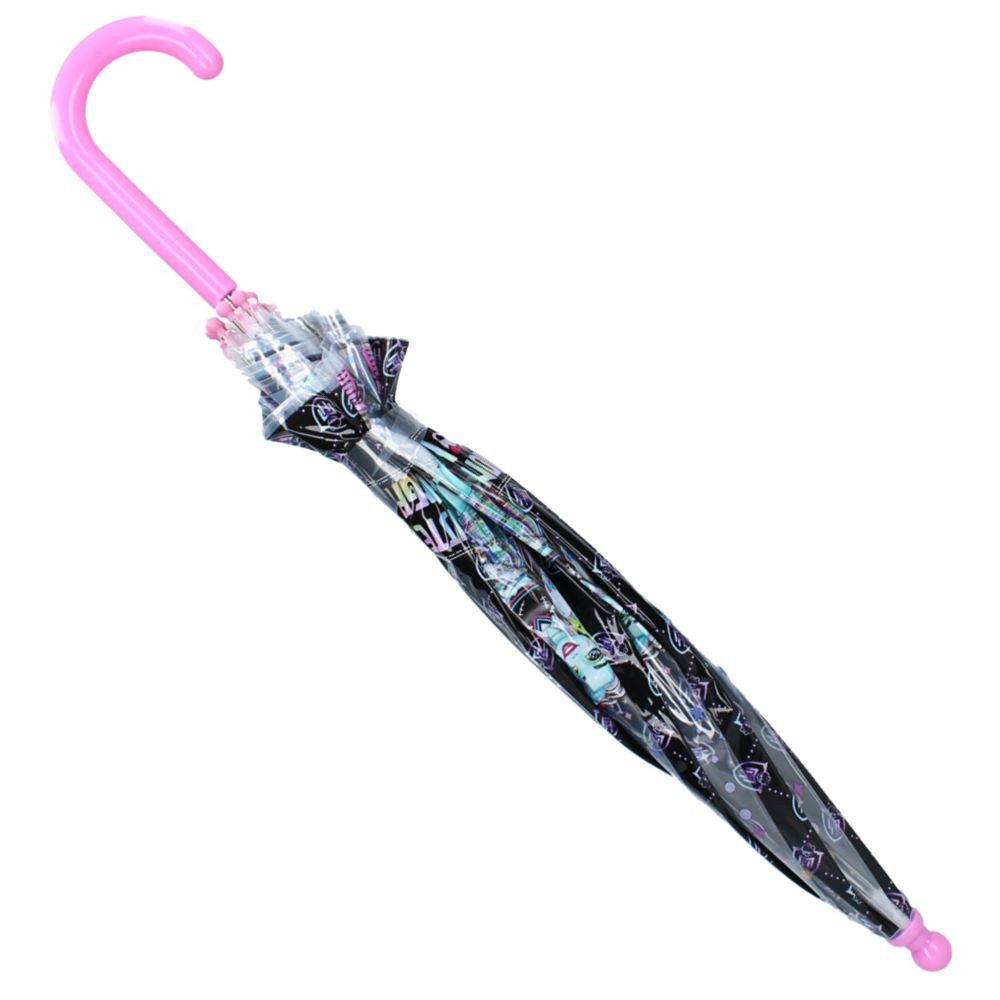 Monster High Stockregenschirm Stockschirm schwarz & transparent Monster High Kinder Regenschirm – Bild 5 von 5