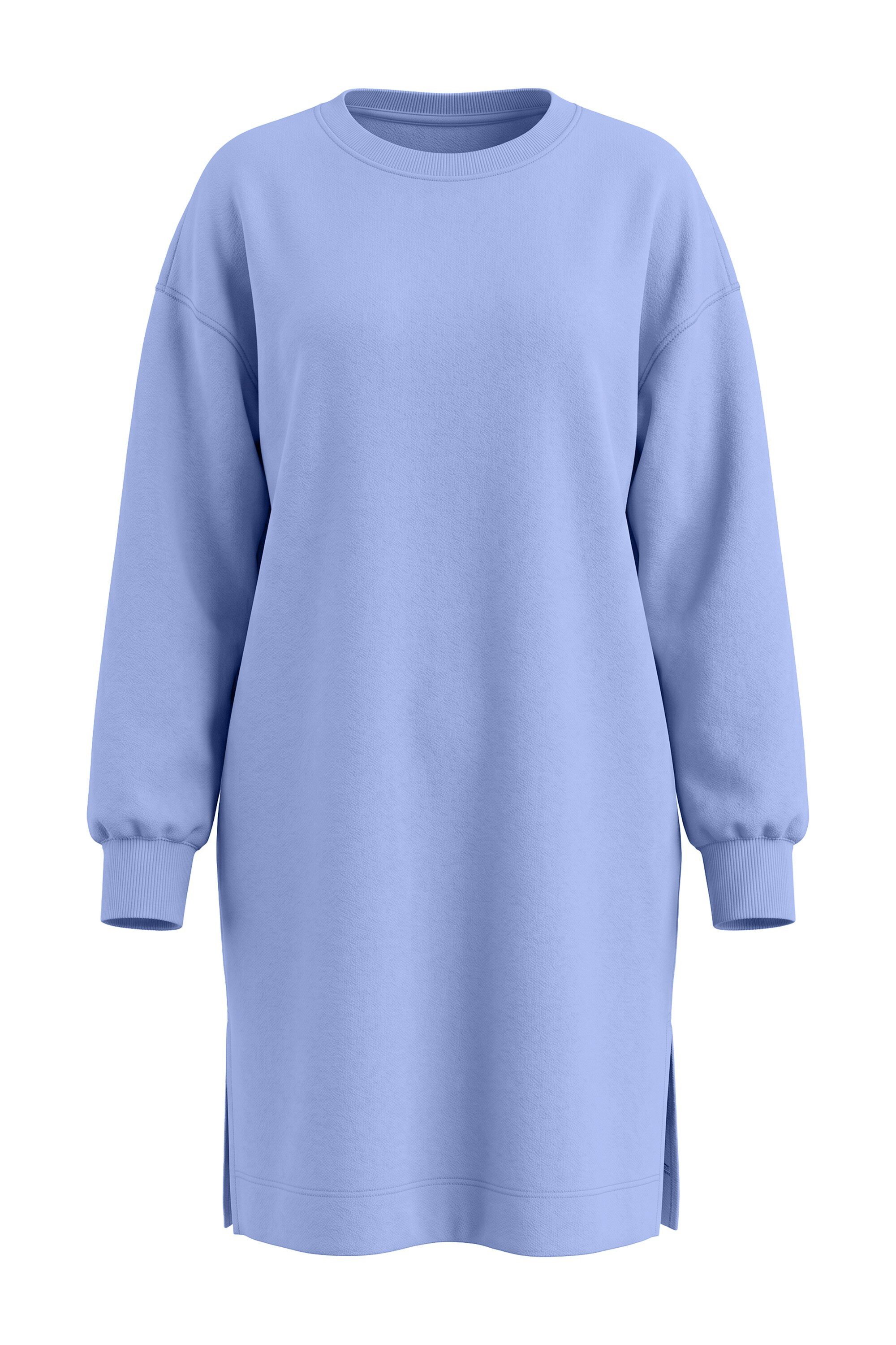 Jerseykleid Sweatkleid oversized weiter Ballon-Langarm