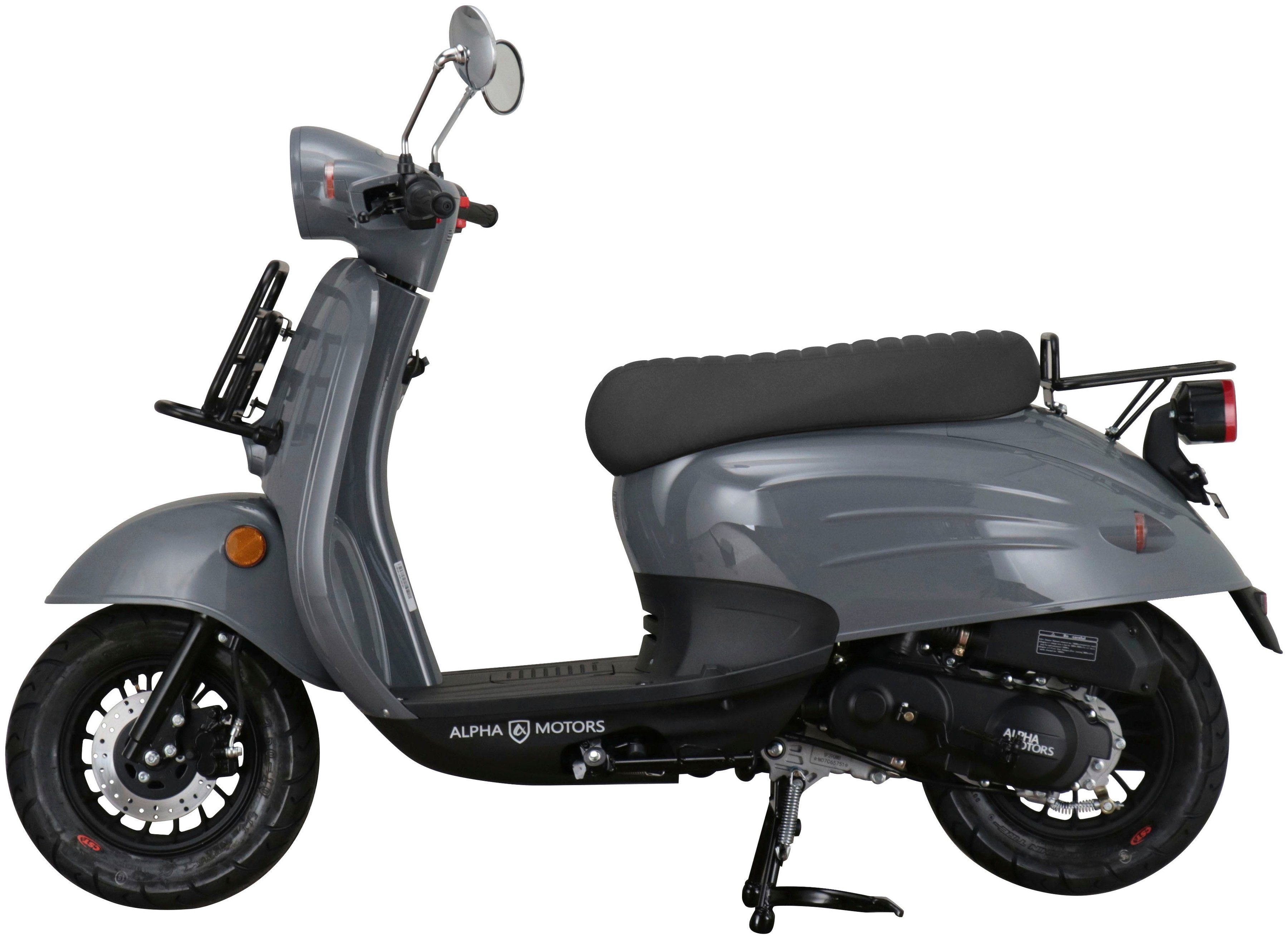 5 Euro Motors Alpha ccm, Motorroller 45 50 mattgrau km/h, Adria,