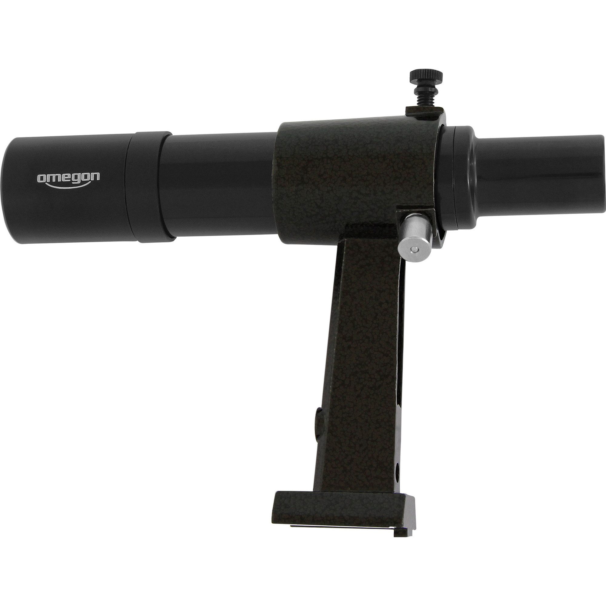 Omegon Teleskop Omegon Sucherfernrohr 6x30 Sucher, schwarz mit aufrechtem und