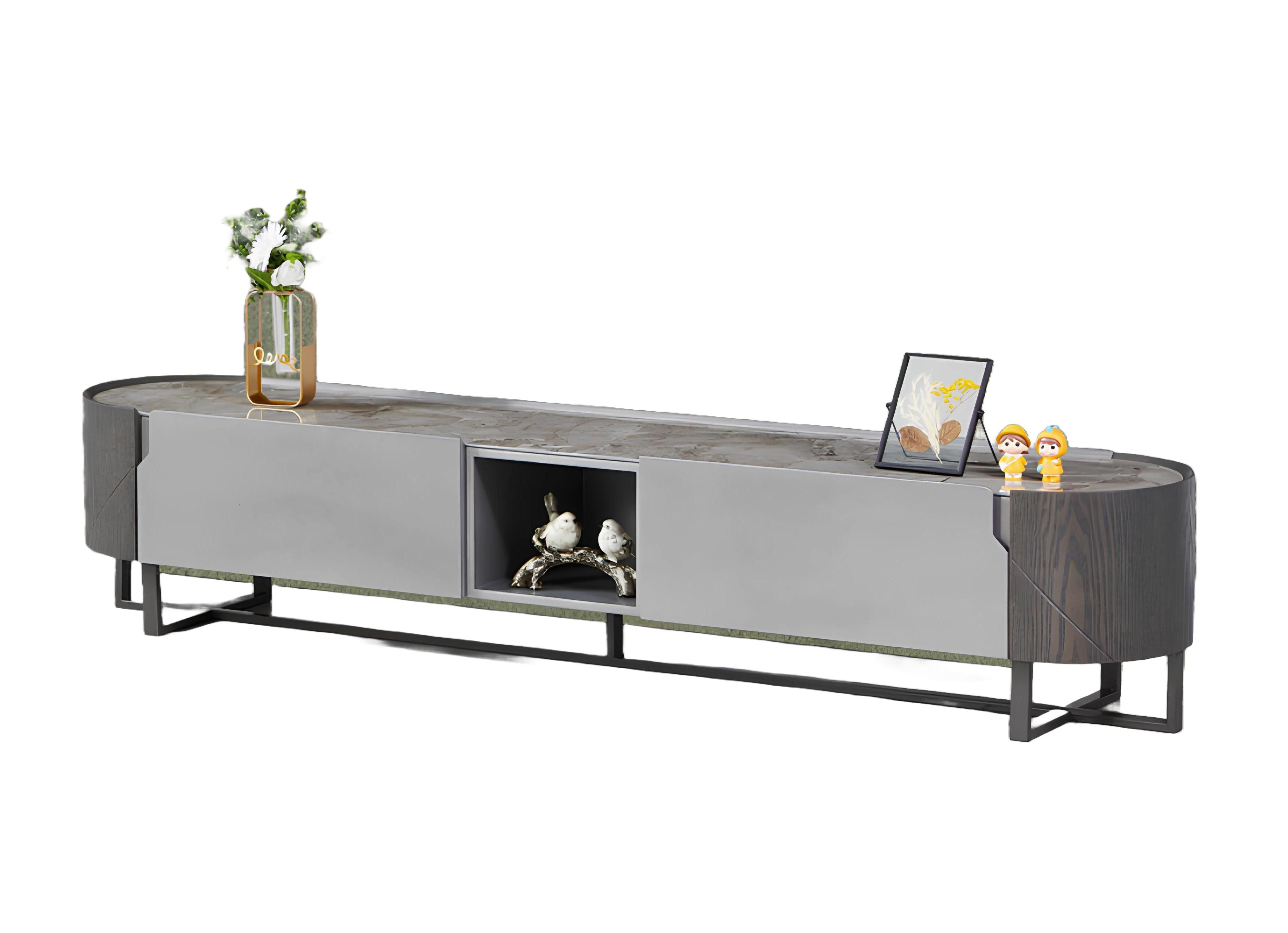 Xlmoebel TV-Board Luxuriöses Designer-TV-Schrank-Wohnzimmerregal in Lowboard-Stil (RTV Lowboard), Hergestellt in Europa