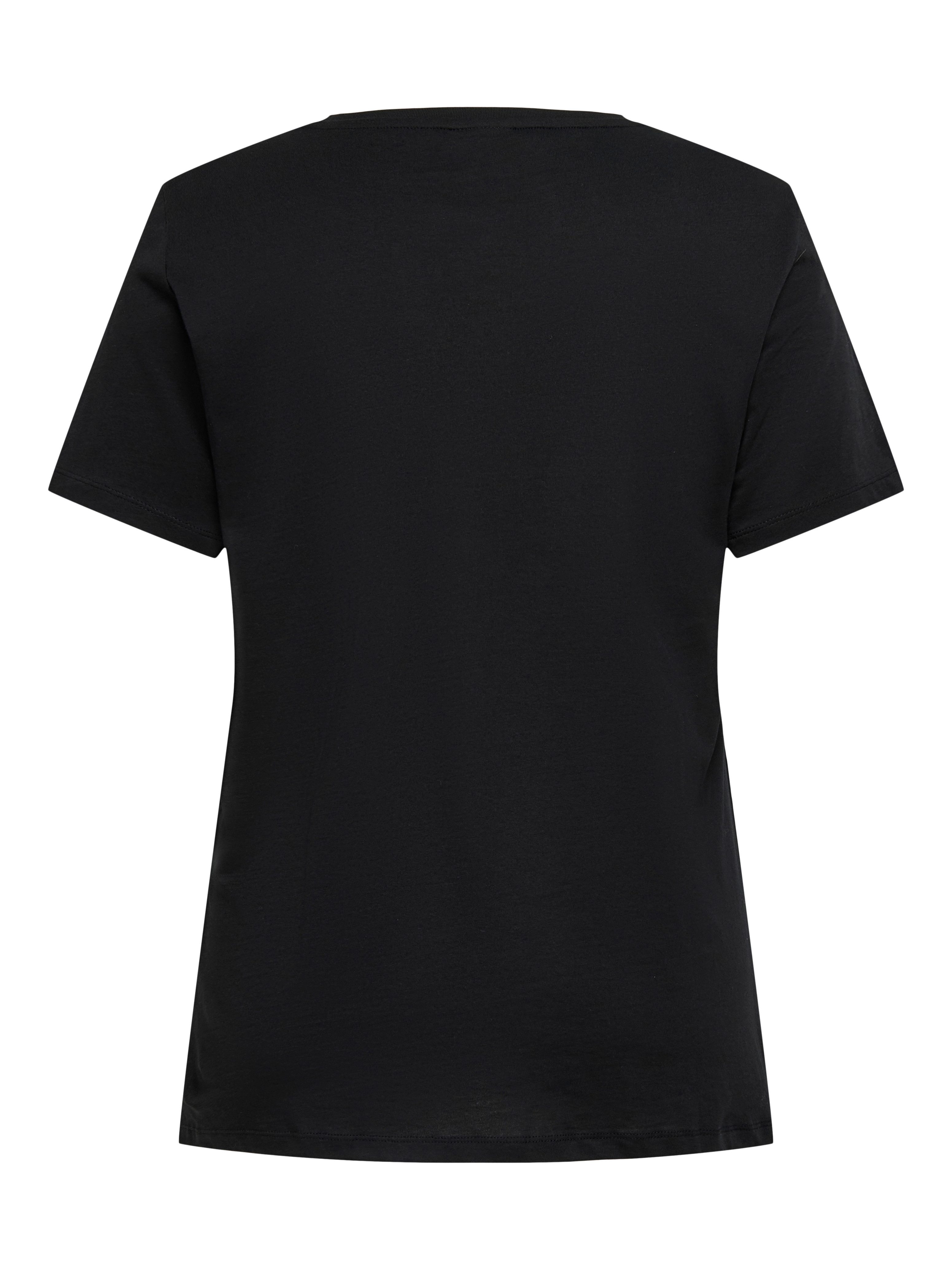 ONLY CARMAKOMA Rundhalsshirt CARTIMON LIFE S/S O-NECK REG FIT TEE JRS