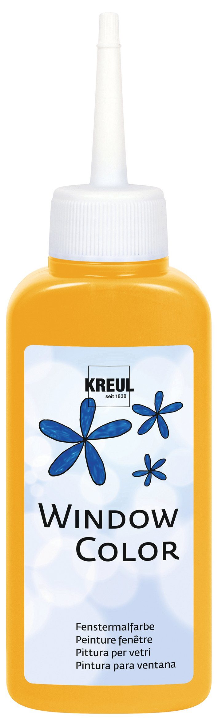 Fenstersticker, Kreul, 80 ml Goldgelb