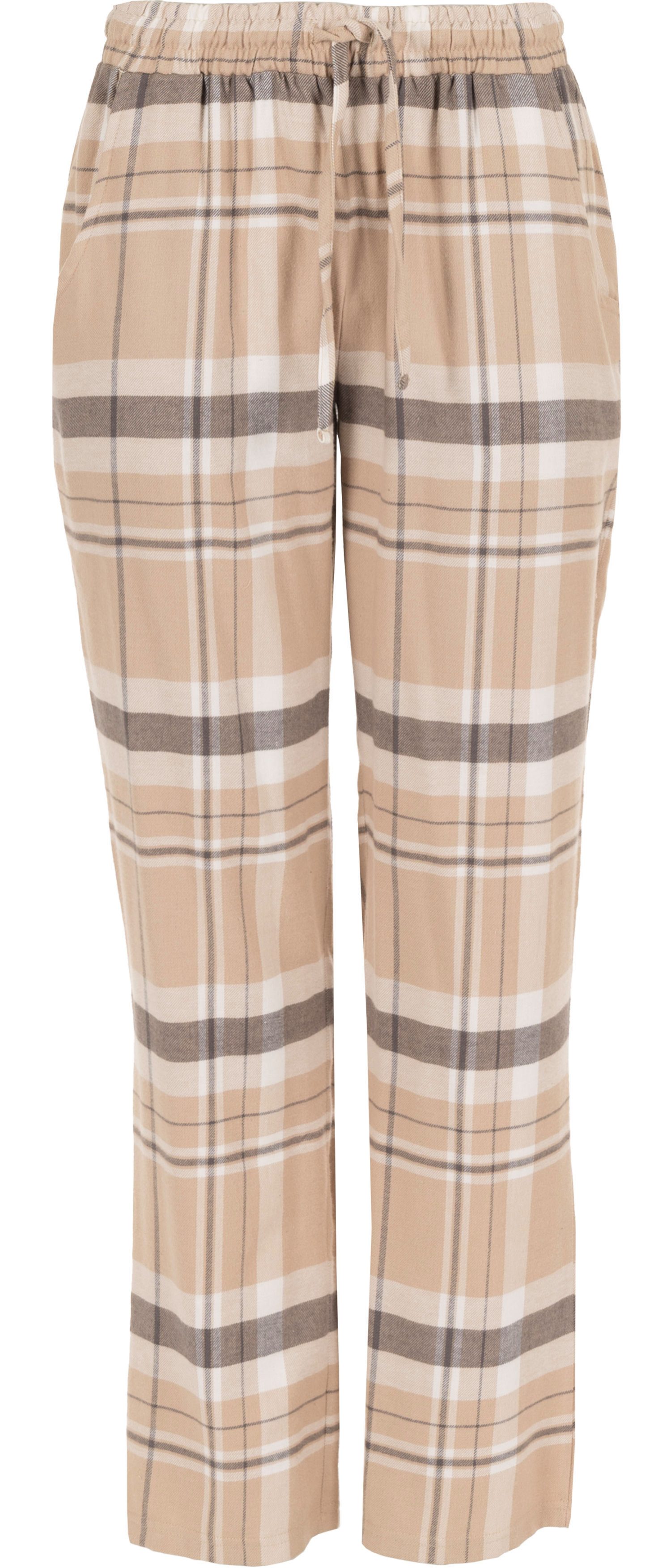 Pastunette Pyjamahose Damen Flanell Pyjamahose (1-tlg) Baumwolle