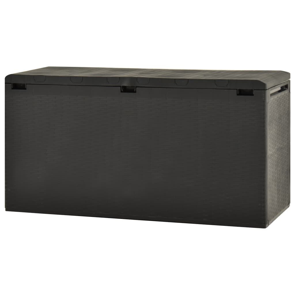 vidaXL Gartenbox Gartenbox Anthrazit 114x47x60 cm
