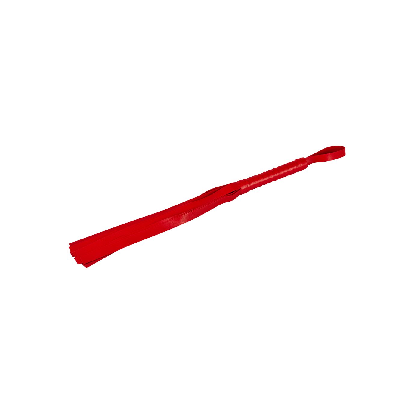 Griff langer Peitsche Handfesseln & EIS EIS vielschwänzig, (BDSM, Halteschlaufe) Rot