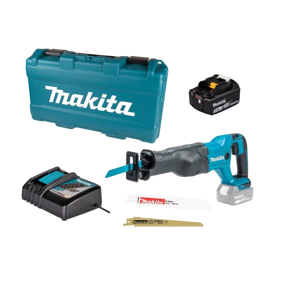 Makita Akku-Säbelsäge DJR186RT Akku-Reciprosäge 18 Volt 1 x Akku 5,0 Ah