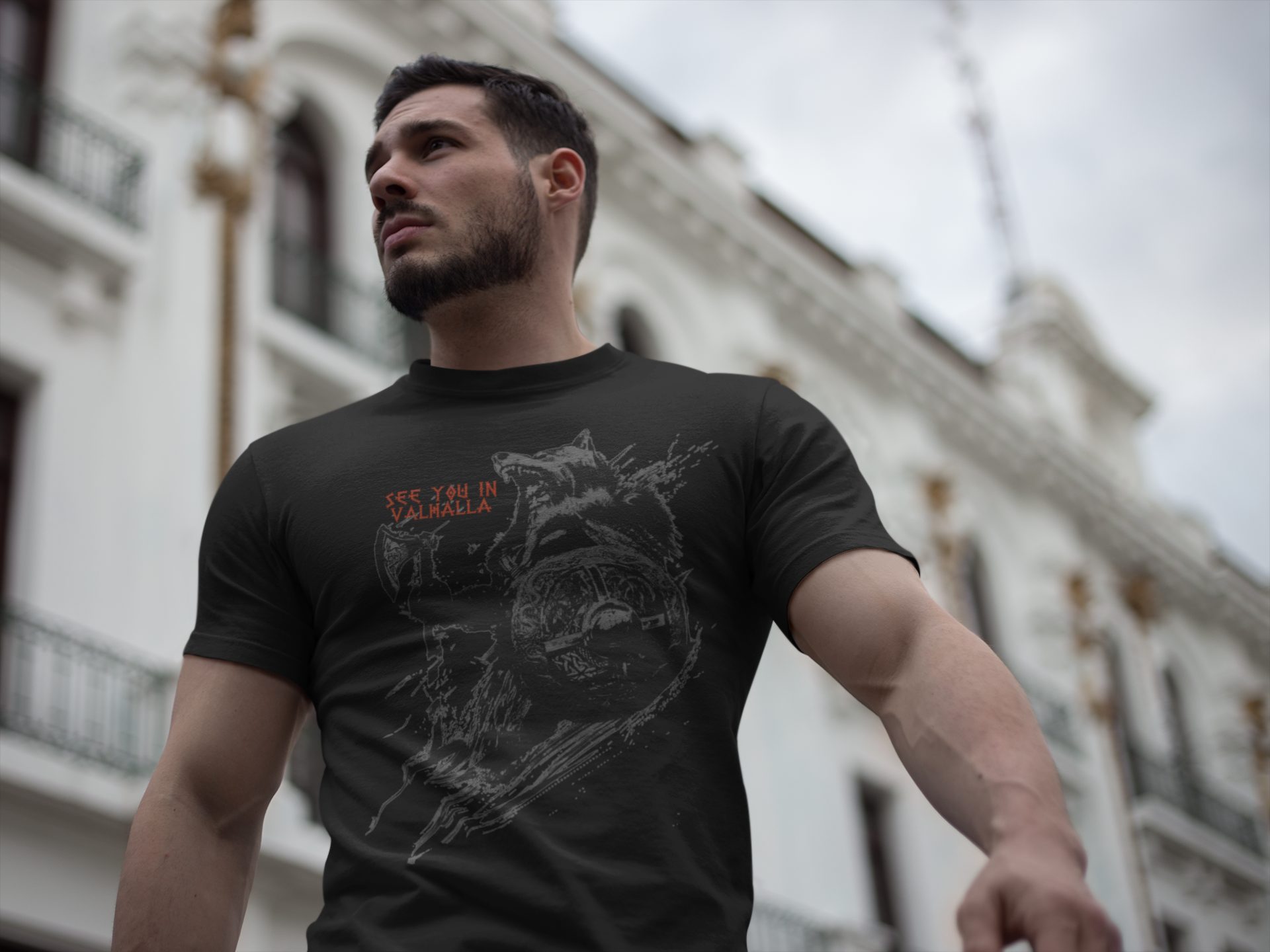 Baddery Print-Shirt Wikinger Tshirt: "See you günstig online kaufen