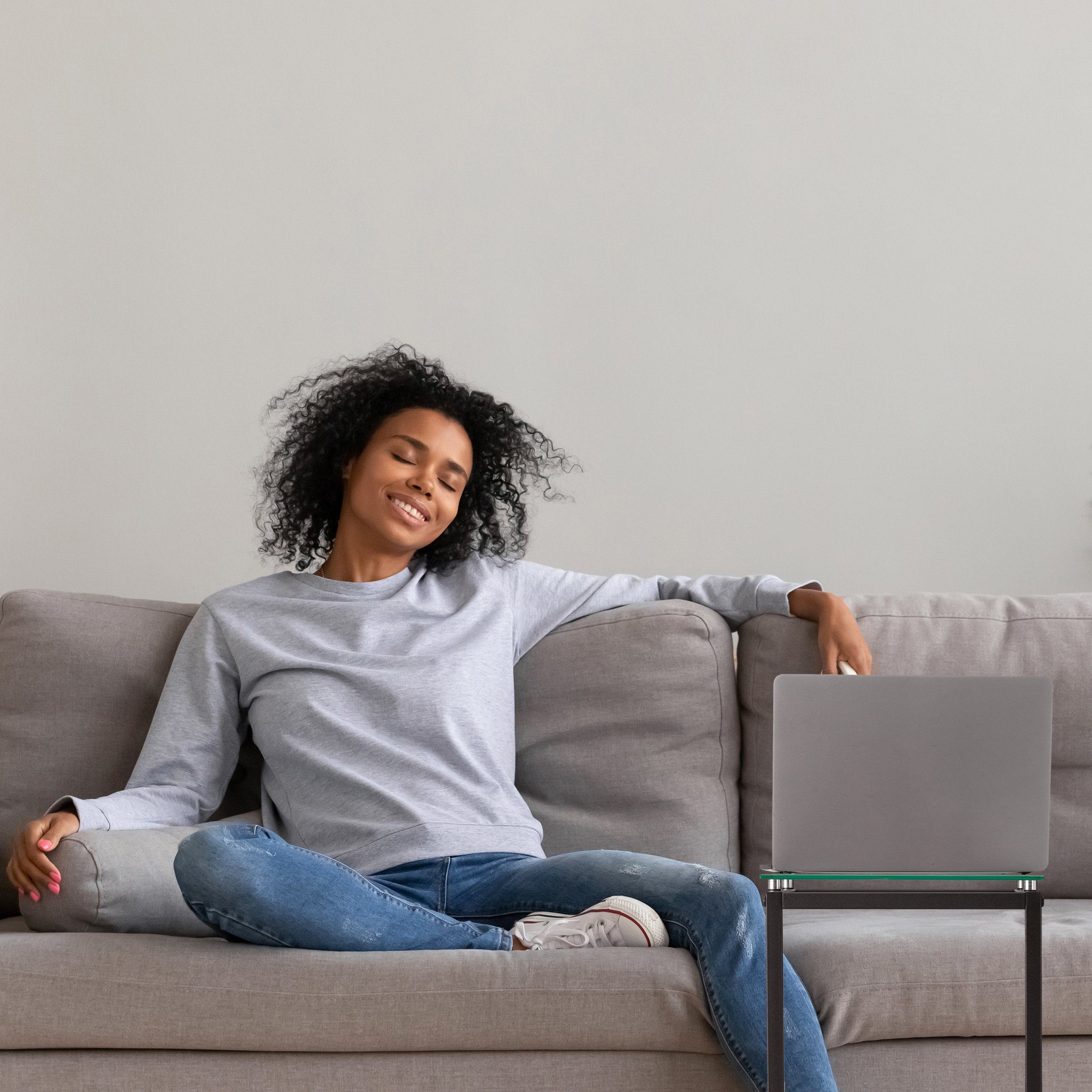 relaxdays Beistelltisch Materialmix u förmig