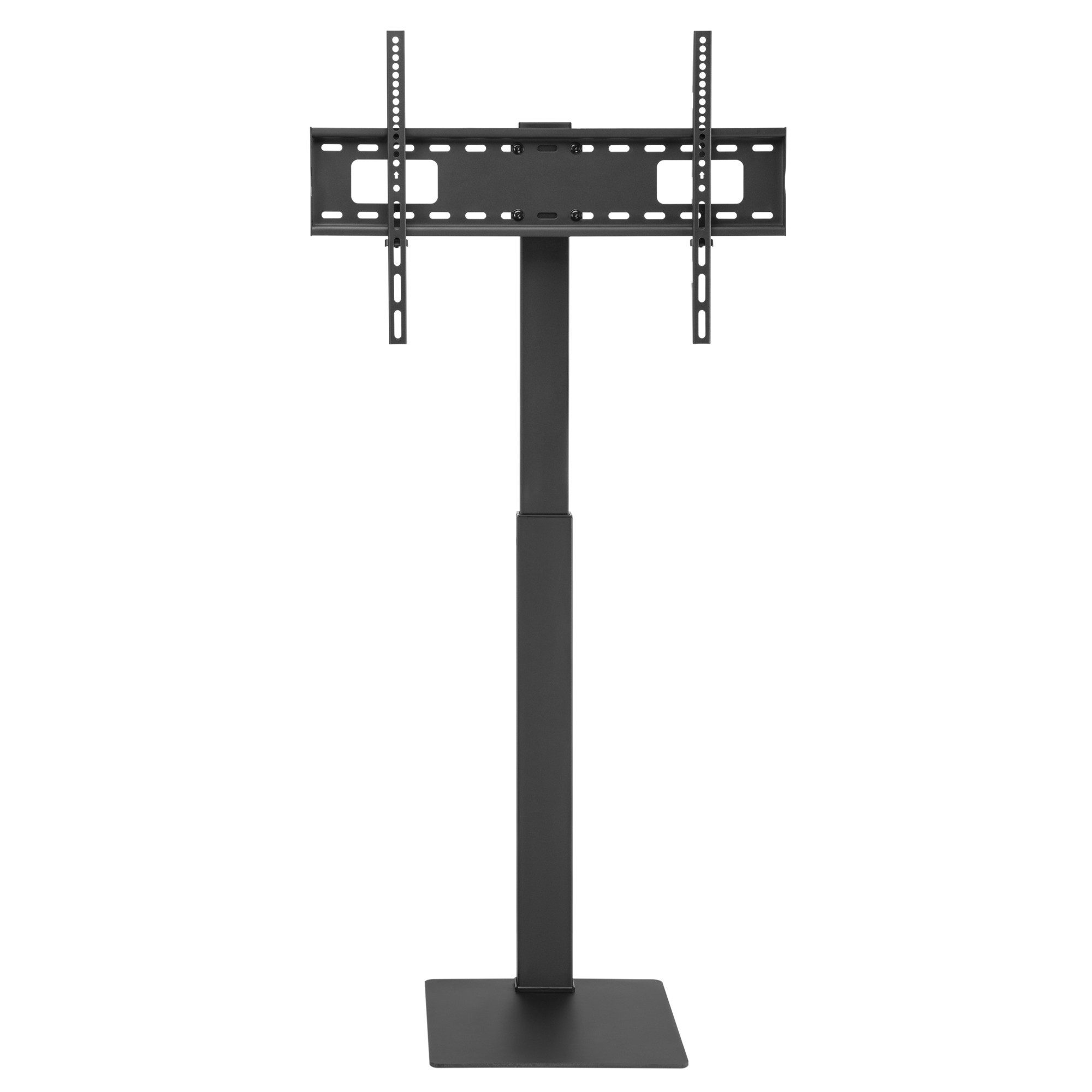 Xantron TV-Wandhalterung Bodenständer für Monitore 37-75", PREMIUM-TVBS03, (bis 75 Zoll, Edle Glasplatte, höhenverstellbar, schwenkbar)