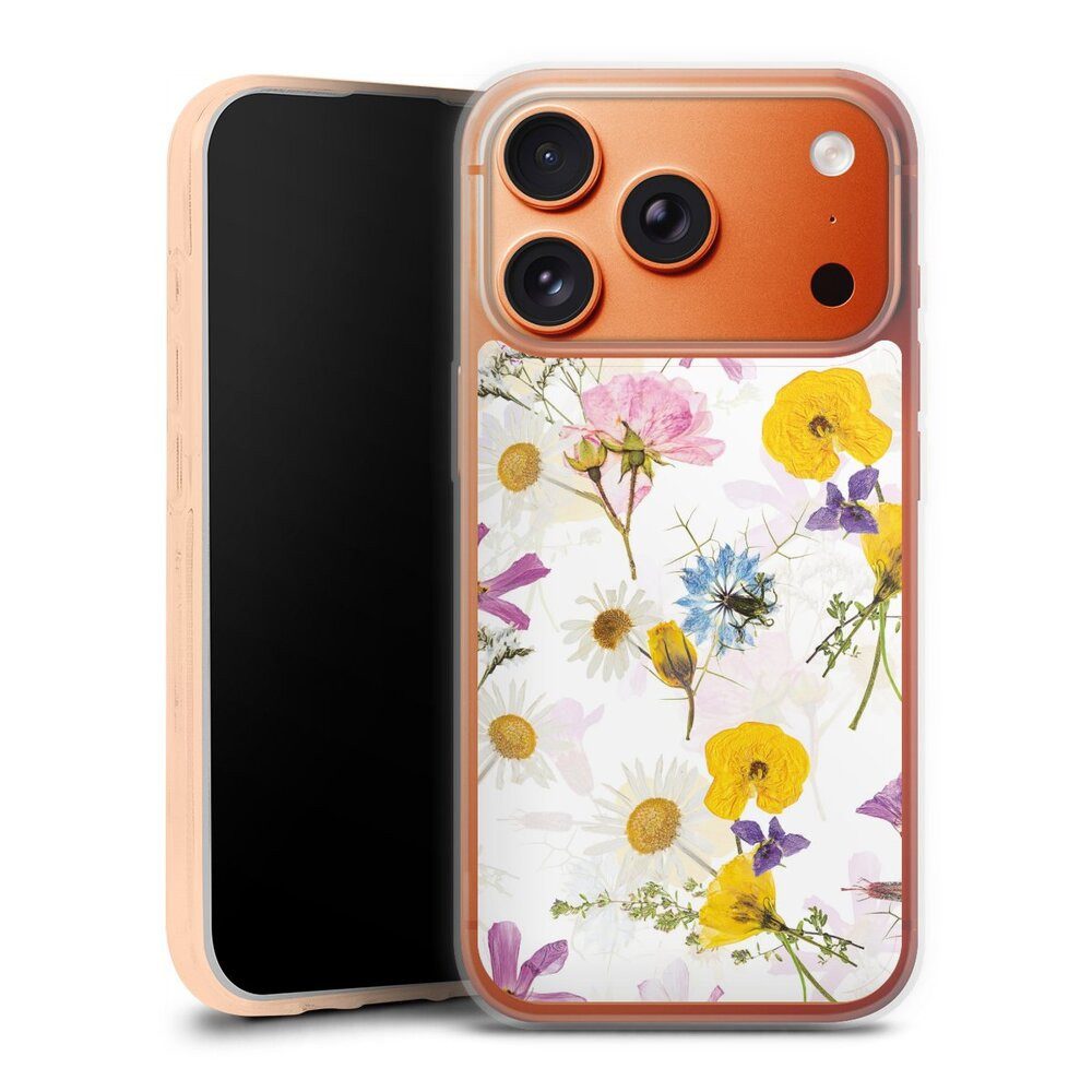 DeinDesign Handyhülle Blumen Natur Utart Wildflower Wallpaper, Apple iPhone 17 Pro Max Silikon Hülle Bumper Case Handy Schutzhülle