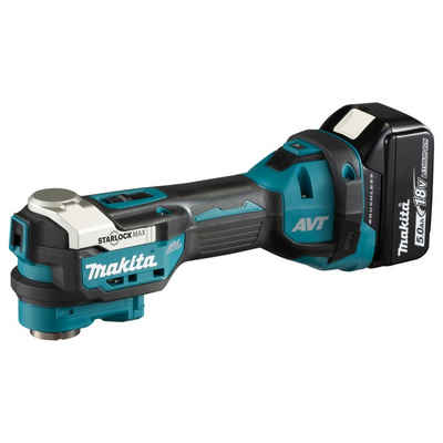 Makita Akku-Multifunktionswerkzeug DTM52RTJX1 - Akku-Multitool - blau/schwarz