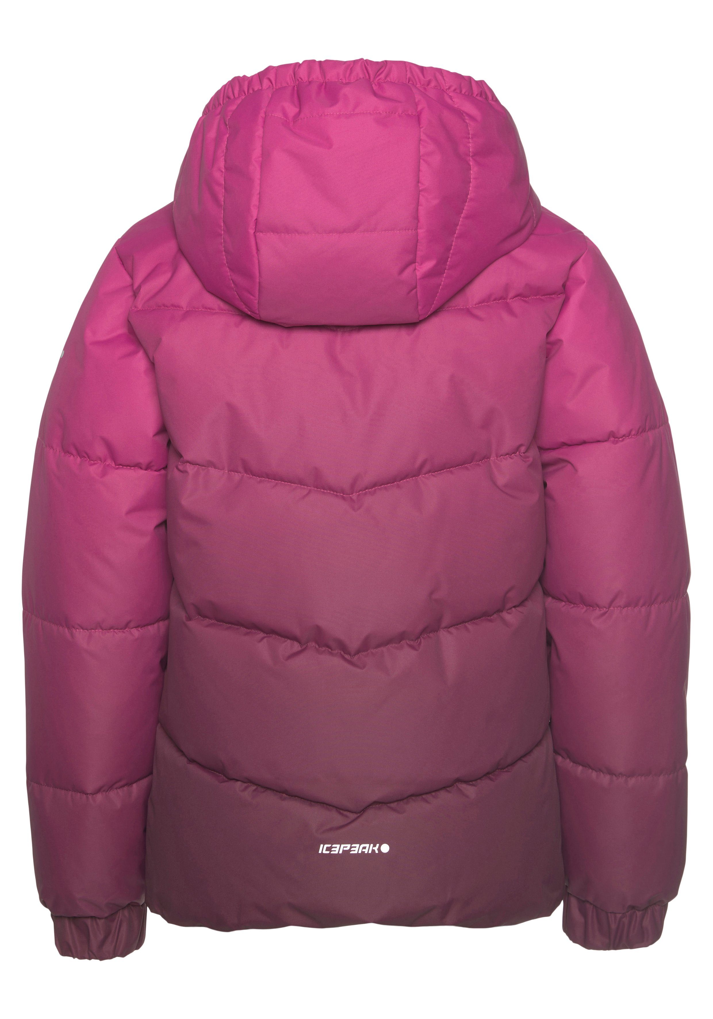 Icepeak Steppjacke PIQEON JR - Windabweisend & & für Wasserabweisend pink Atmungsaktiv Kinder