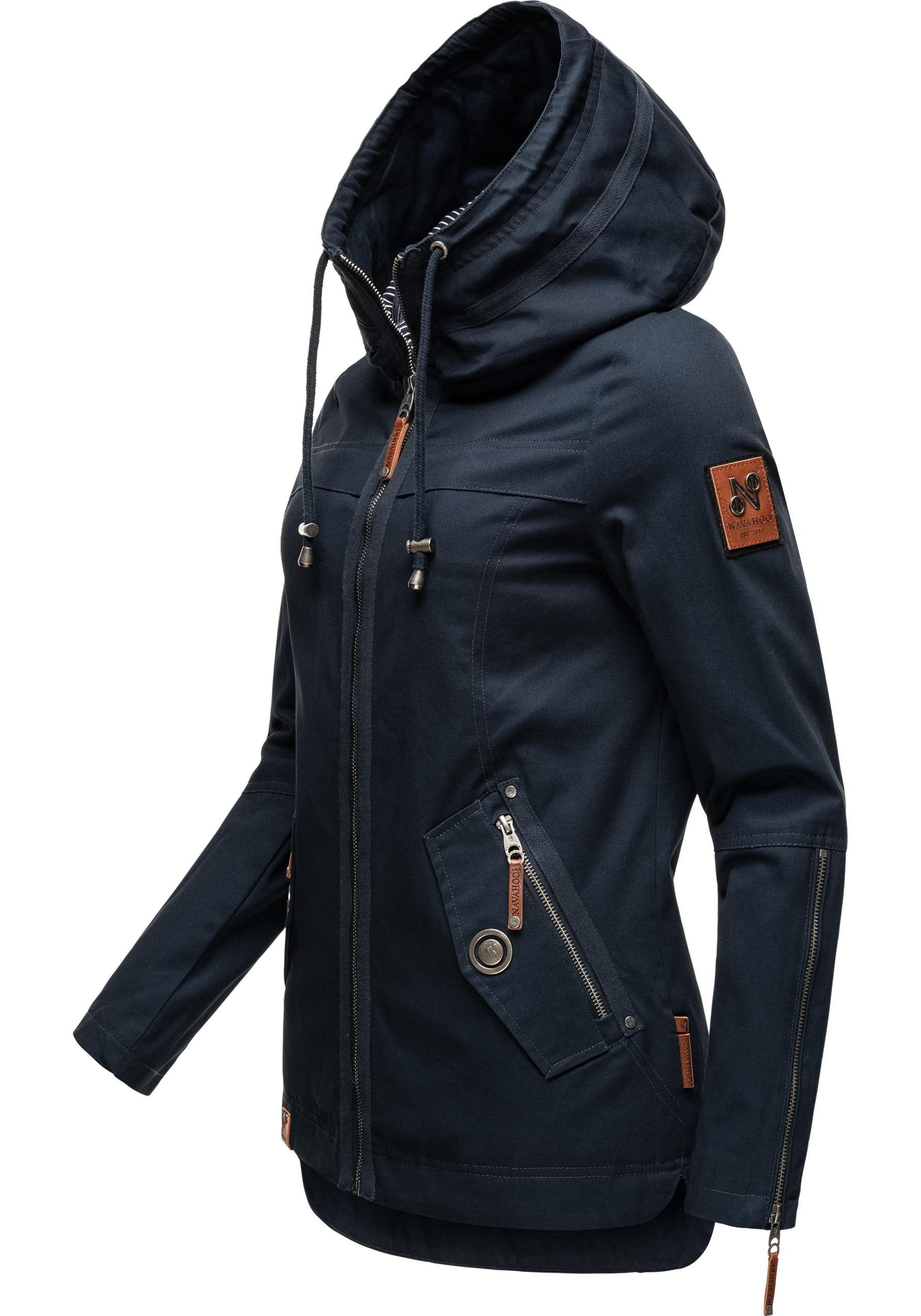 Navahoo Outdoorjacke Wekoo moderner Damen Übergangsparka aus Baumwolle mit günstig online kaufen