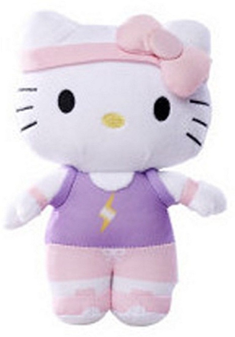 SANRIO Kuscheltier Hello Kitty Kuscheltier Plüschtier 20 cm Stofftier Schleife rosa (Set, 1-St., Geschenk-Set), Stofftier Sale Geschenke für Mädchen Jungen Kinder Babys spielen