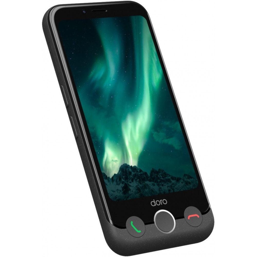 Doro Aurora A10 64 GB / 4 GB - Smartphone - graphit Smartphone (4.5 Zoll, 64 GB Speicherplatz, Benutzerfreundliche Oberfläche)