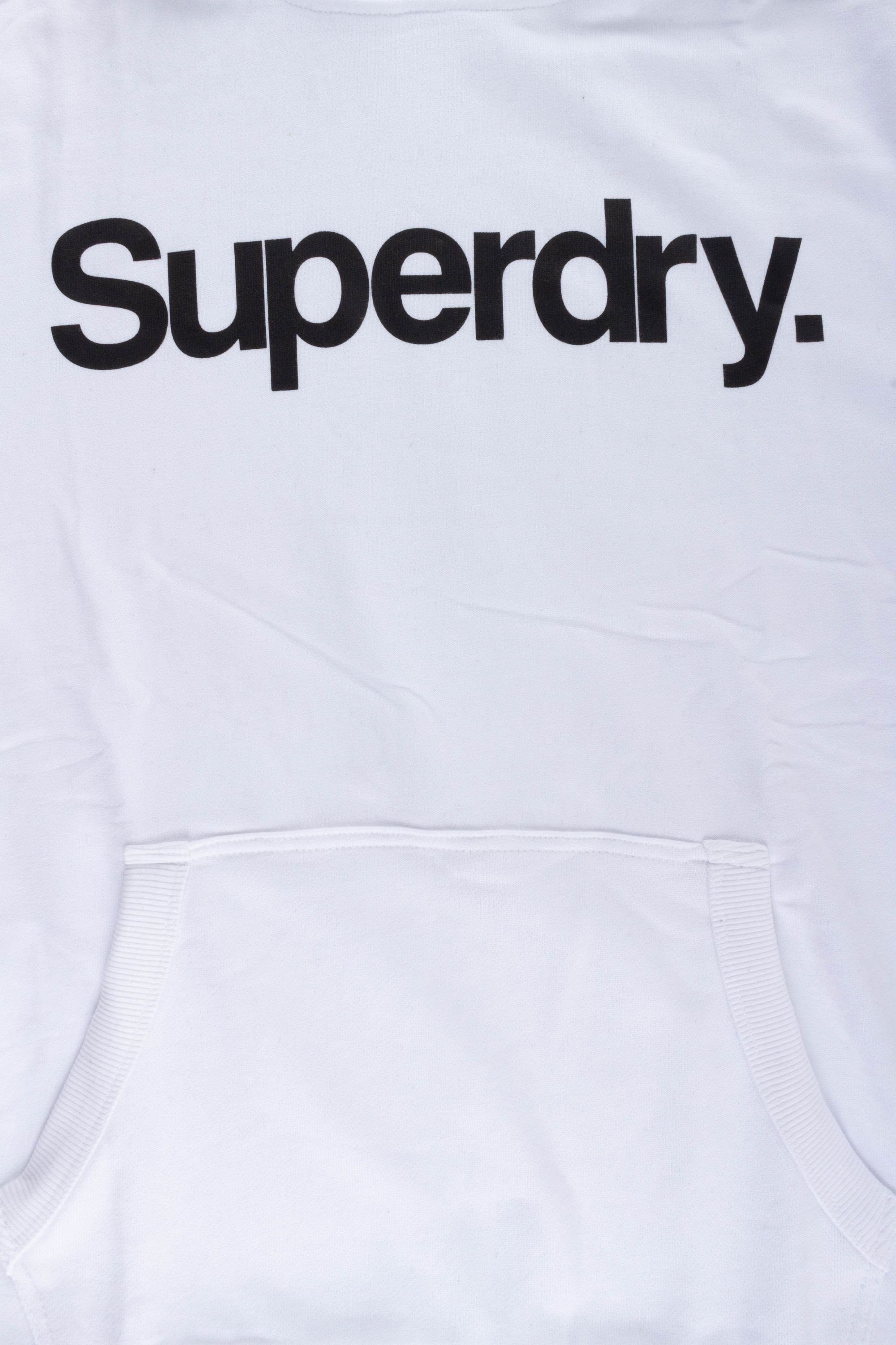 Superdry Kapuzensweatshirt Hoodie Hoodie schwarzem mit Superdry Herren Brustschriftzug
