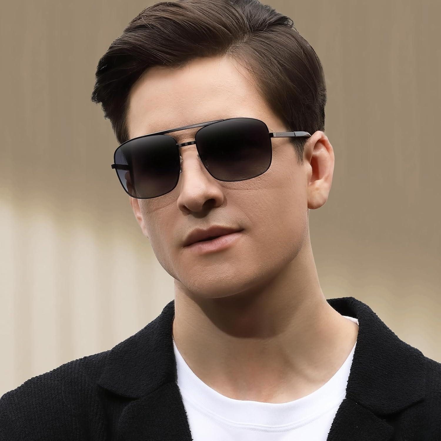 LuxusKollektion Pilotenbrille Herren Pilotenbrille Polarisiert UV400 günstig online kaufen