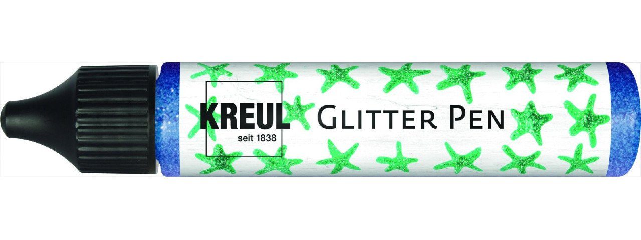 Bastelfarbe Kreul PicTixx GlitterPen blau 29 ml