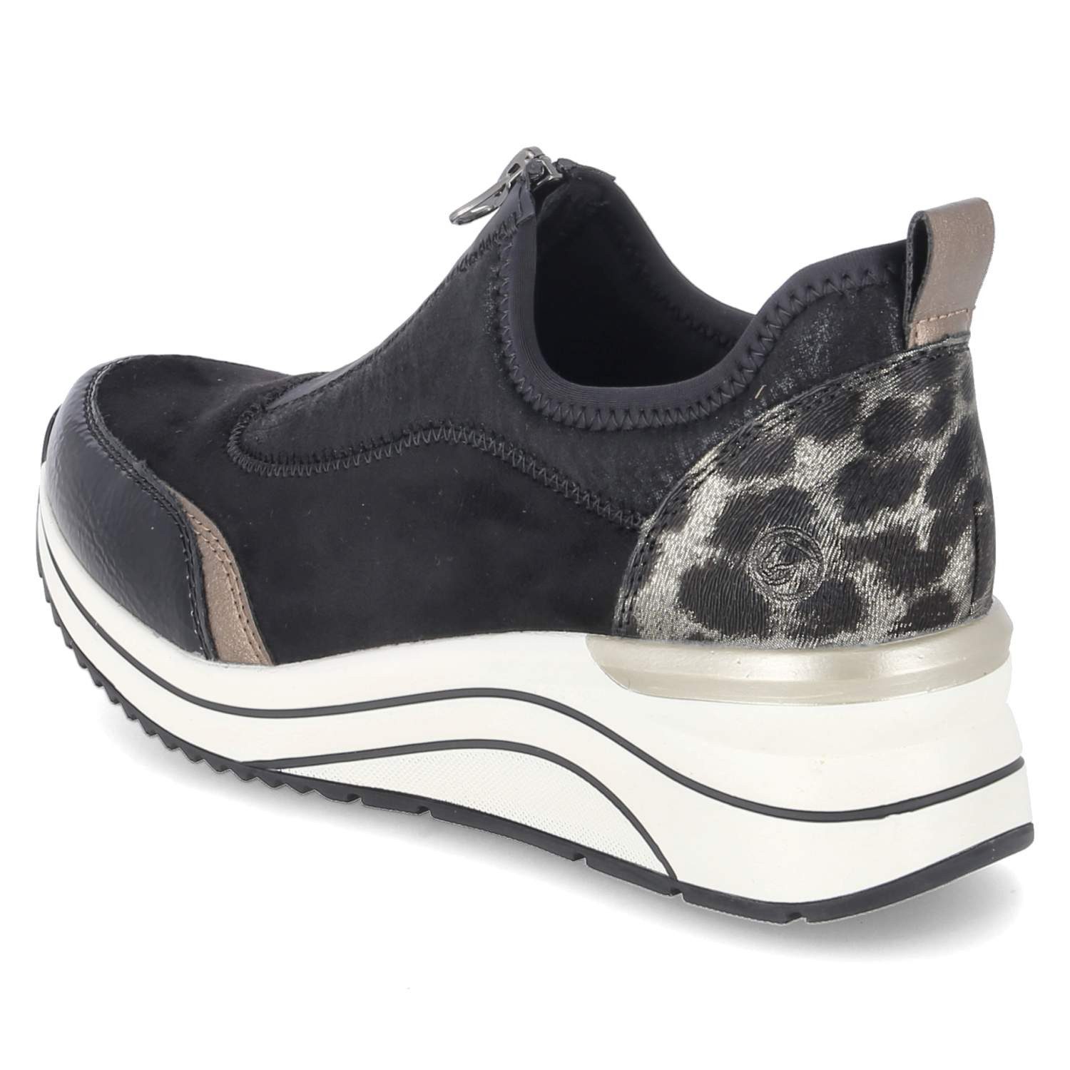 Remonte Remonte Sneaker Low D0T08-02 Damen Textil & Synthetik black Slipper – Bild 3 von 5