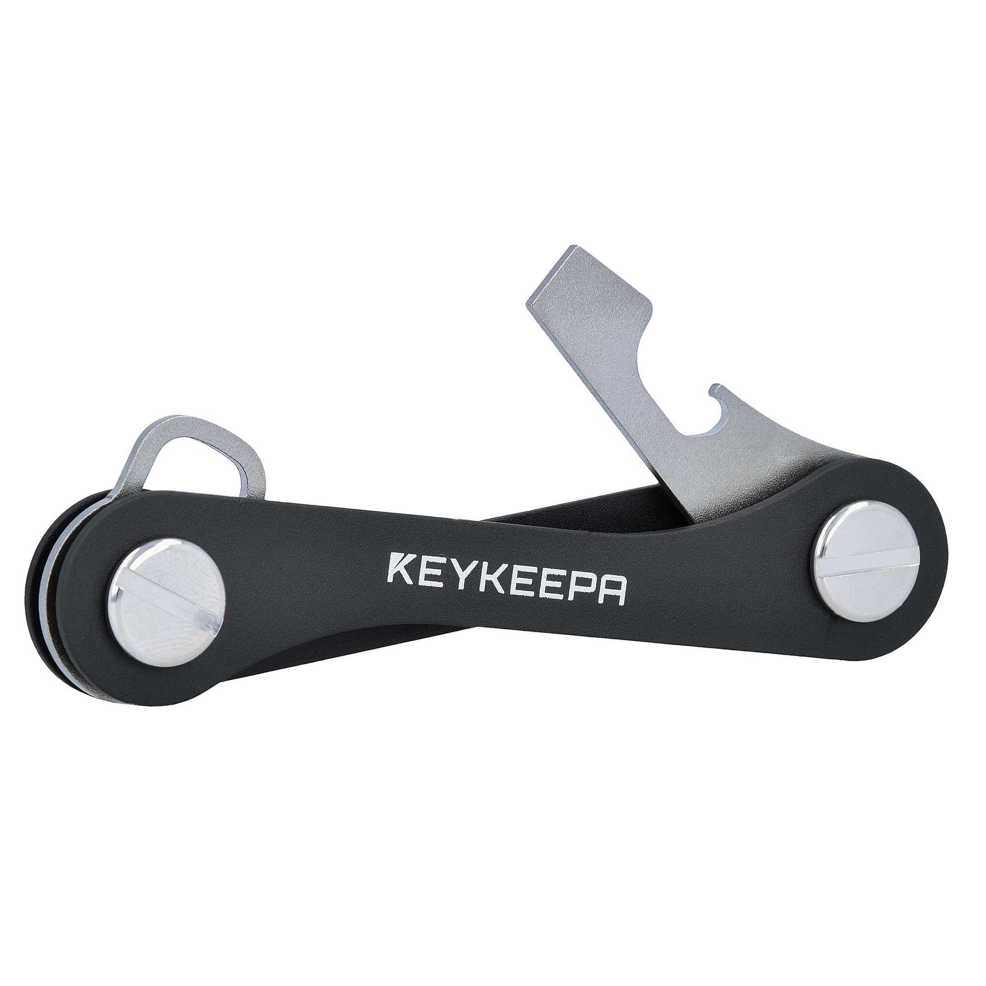 Keykeepa Schlüsseltasche Classic, Aluminium black