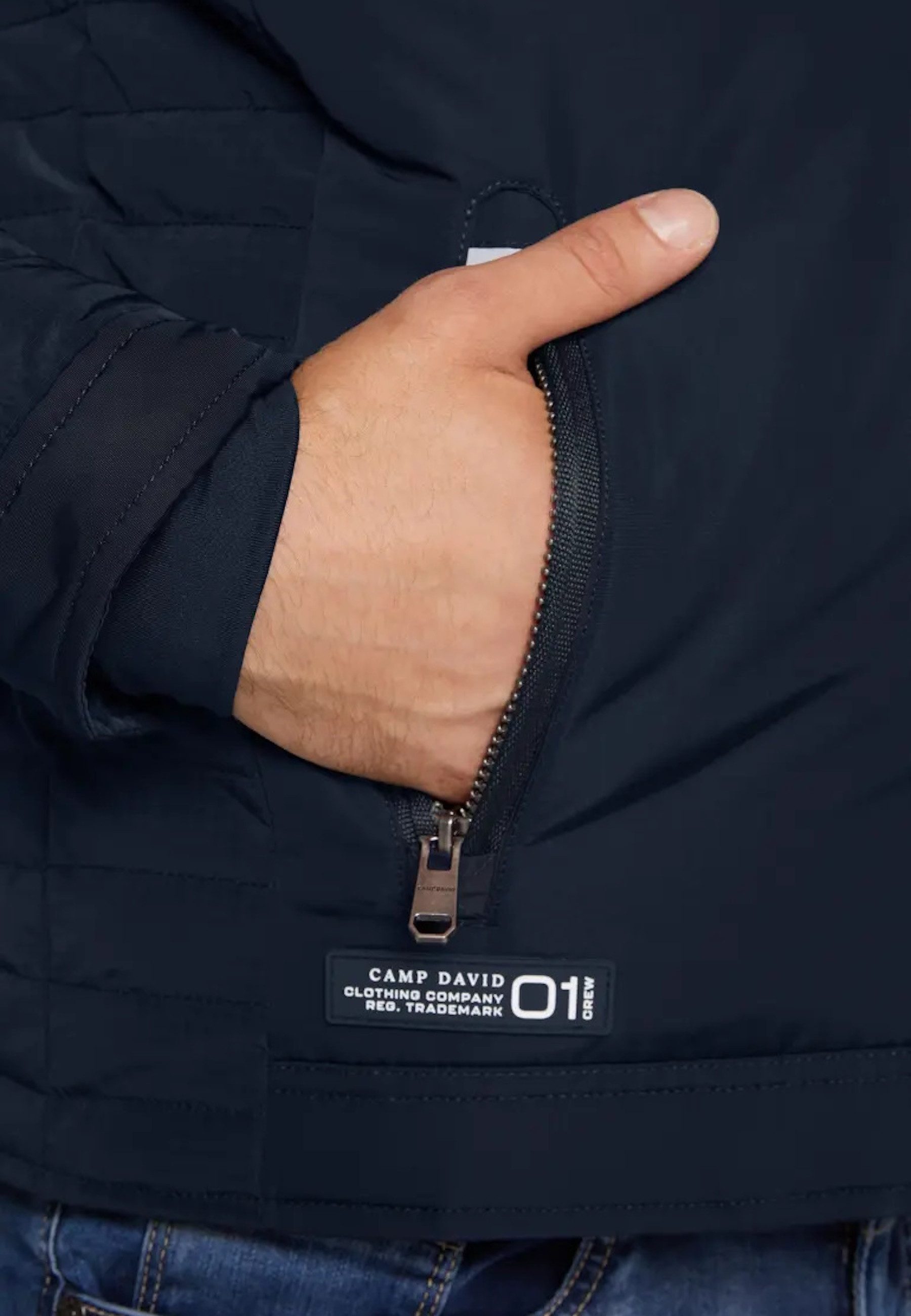 CAMP DAVID Steppjacke Jacke Steppjacke (1-St)