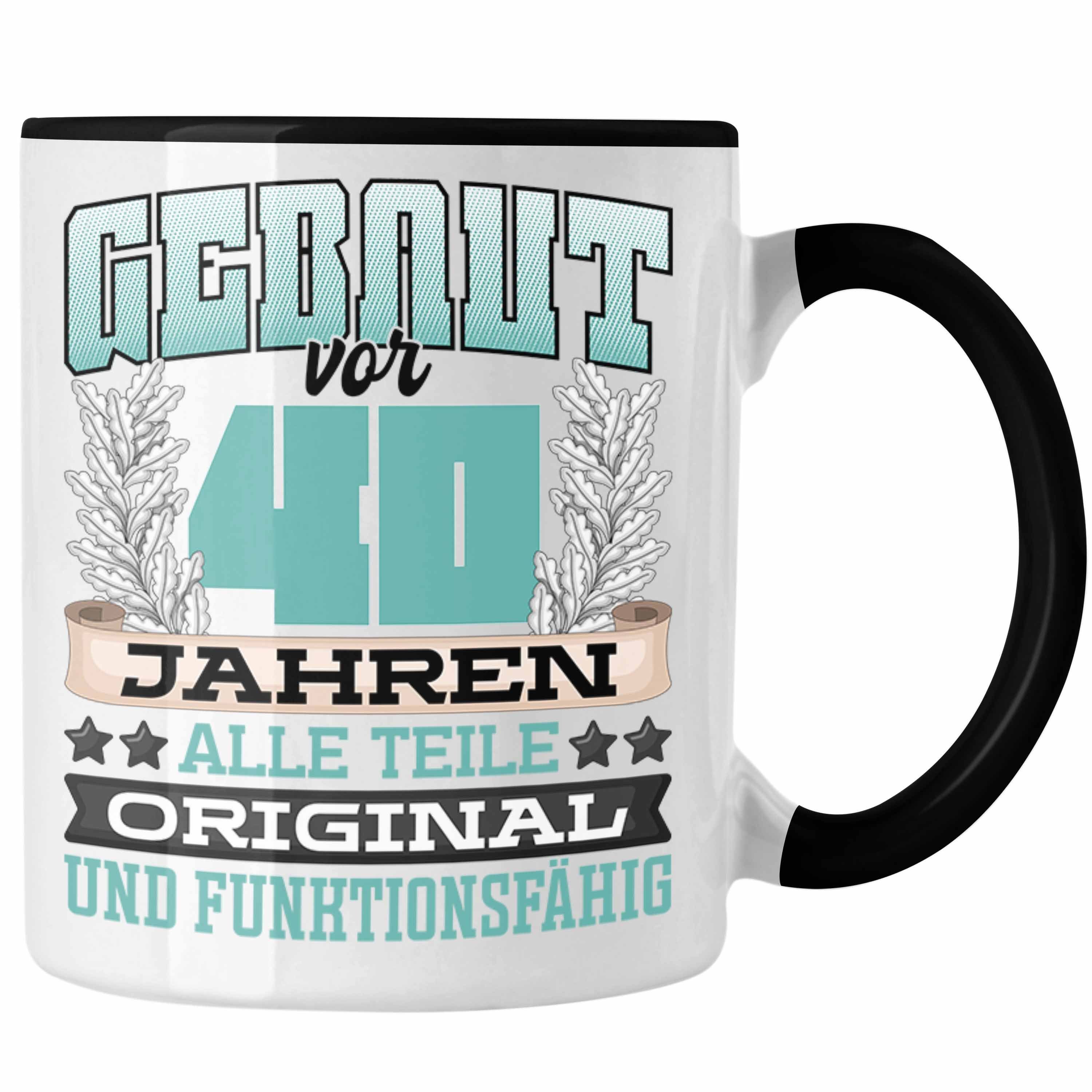 Schockierender Sonderpreis Trendation Tasse 40er Geburtstag Spruch Frauen Geschenk Gebaut Tasse Schwarz Männer 40er Vor Ja