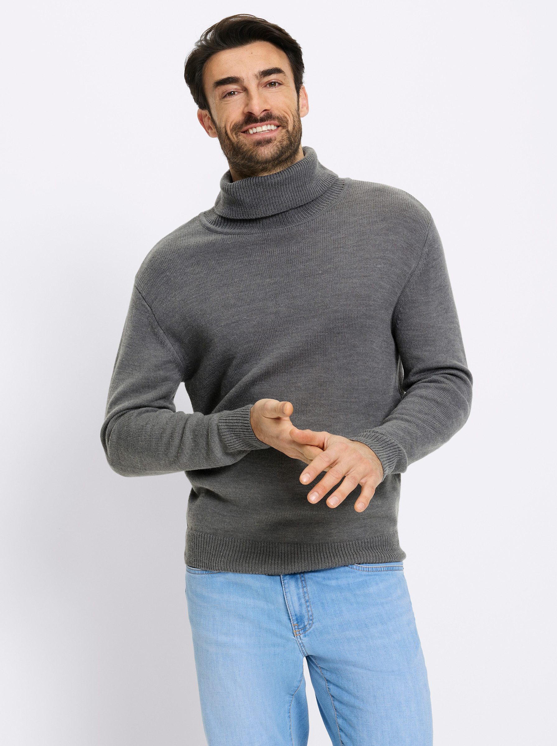 Witt Strickpullover Rollkragenpullover Langarm Jersey