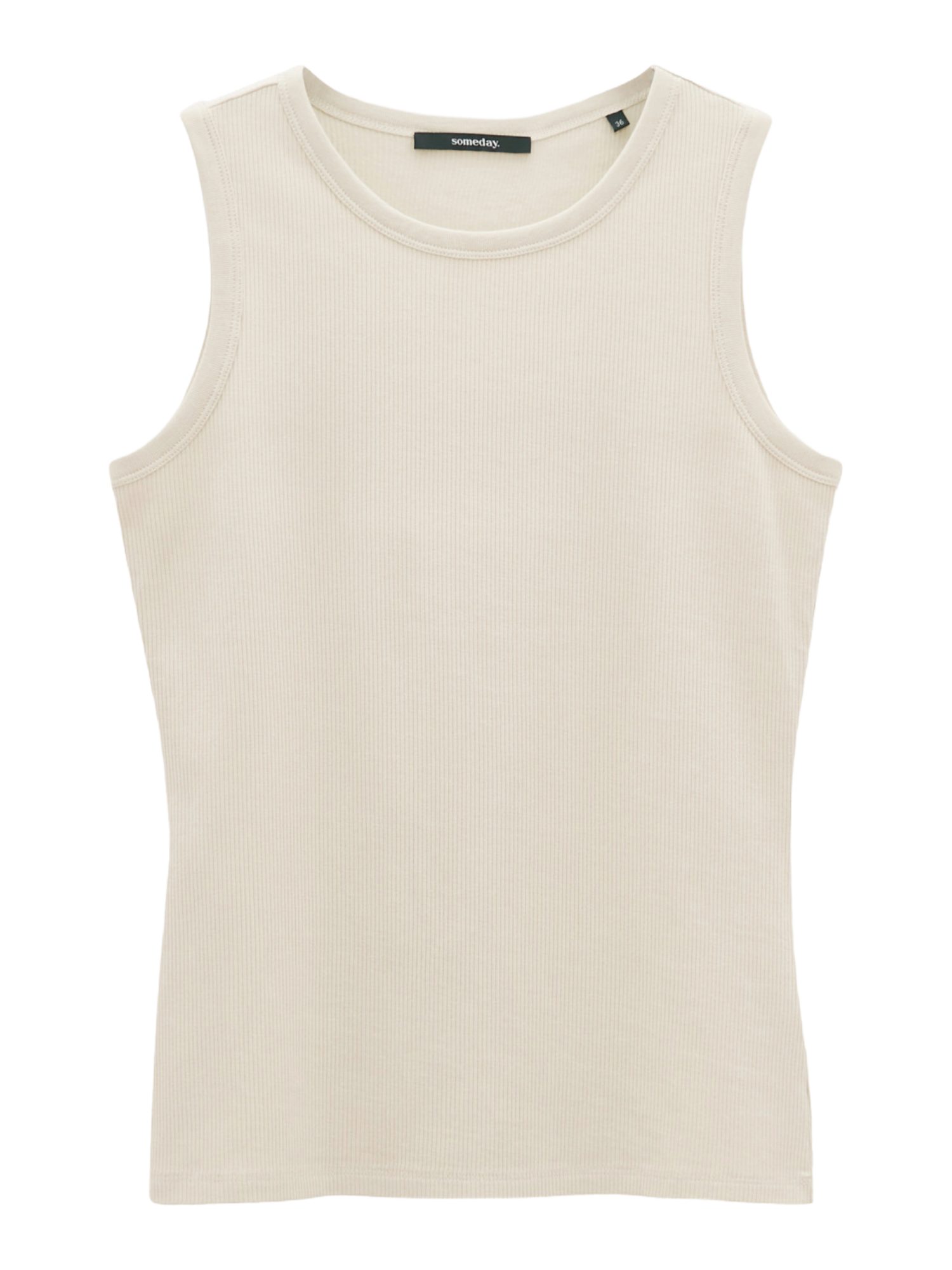 Tanktop Geripptes Top KLEANNE Slim aus BCI Cotton Mix