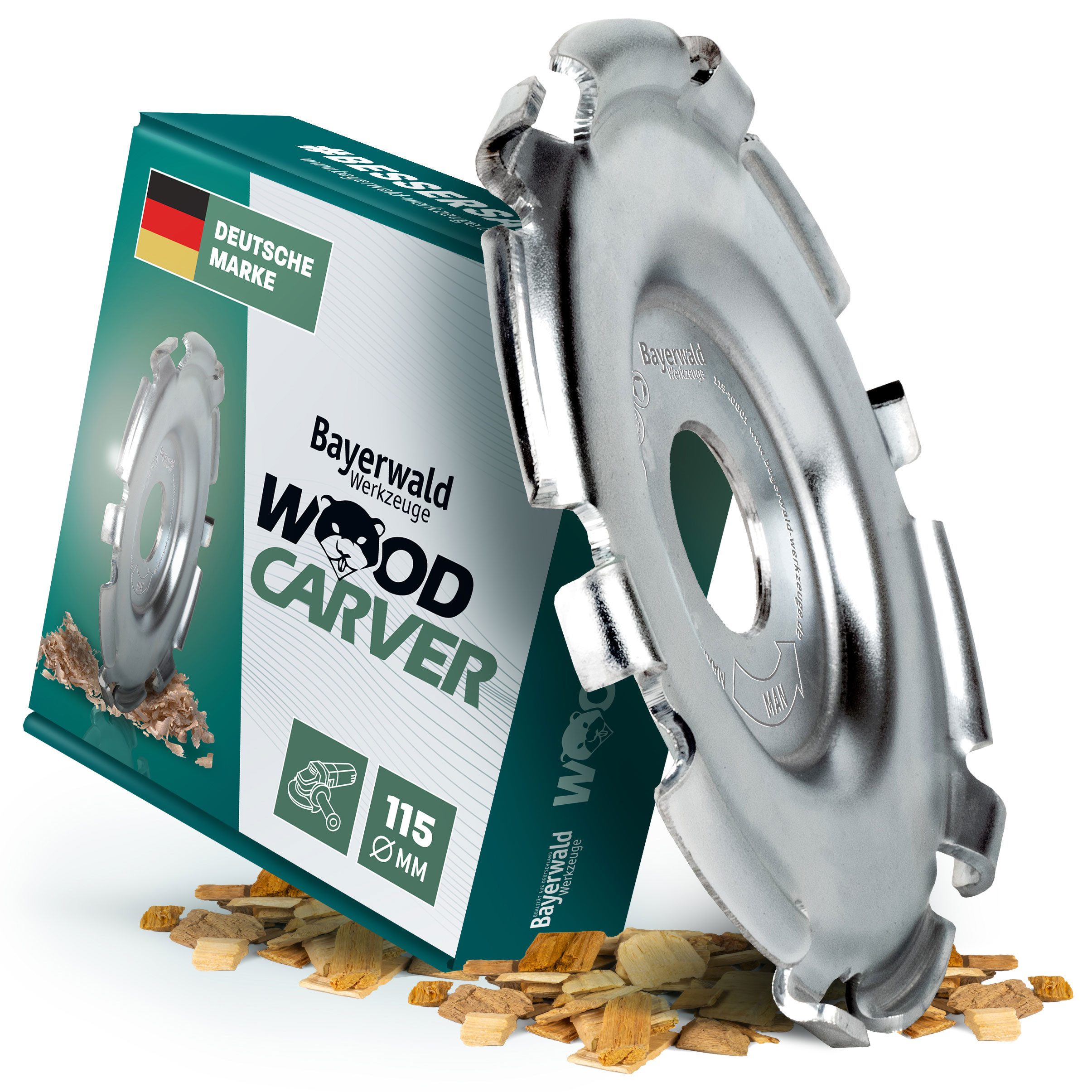 QUALITÄT AUS DEUTSCHLAND Bayerwald Инструментe Trennscheiben Bayerwald Woodcarver Ø115 mm / 22,2 mm Bohrung
