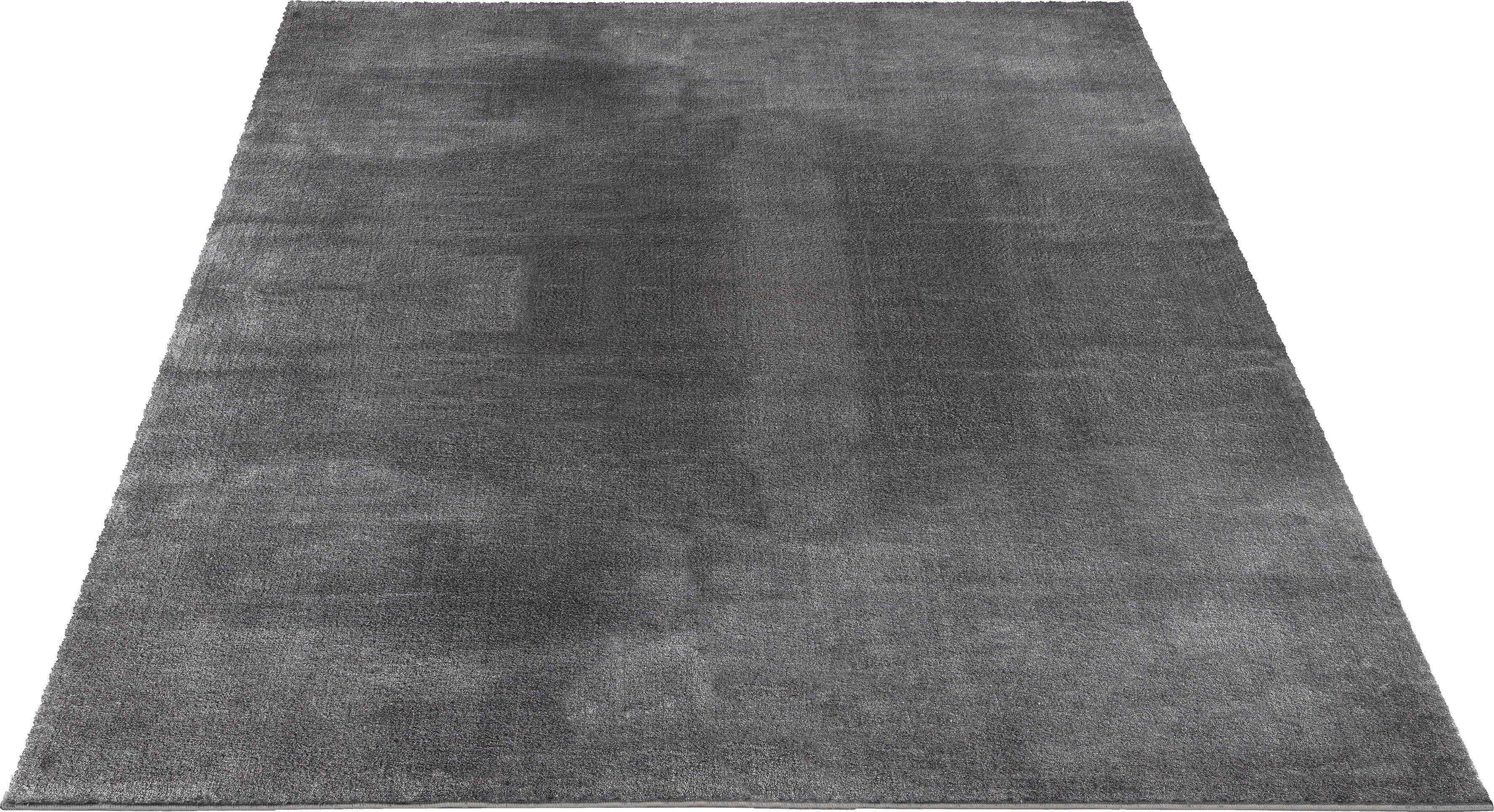 Teppich Loft 37, Kunstfellteppich, merinos, rechteckig, Höhe: 19 mm, weich und kuschelig, Fell Haptik, Anti-Rutsch-Unterseite, waschbar anthracite