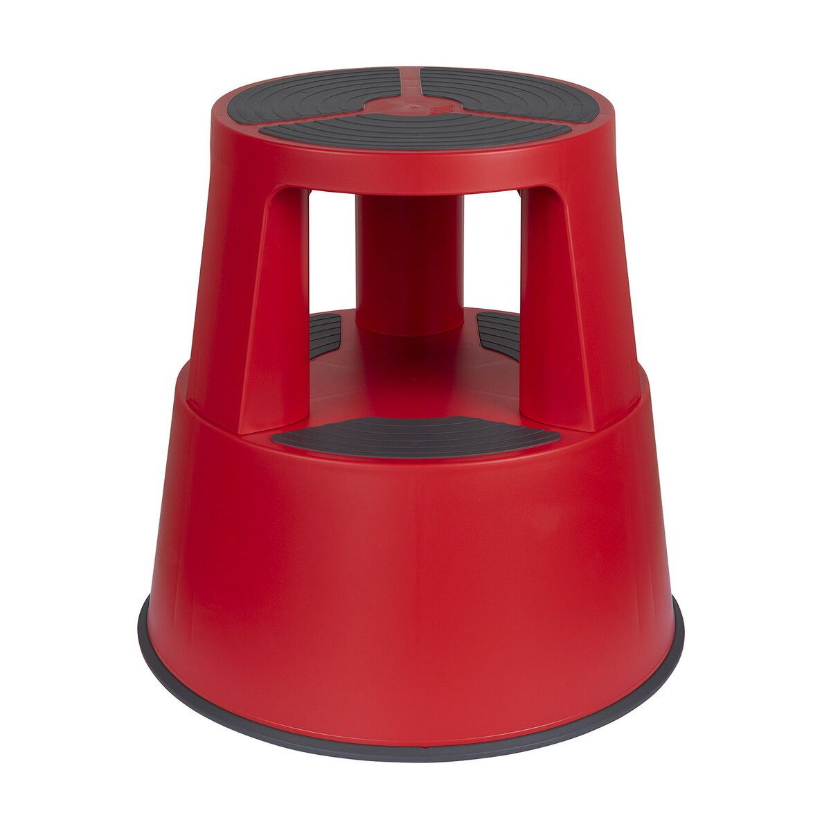 WEDO Klapptritt Rollhocker SuperStep Kunststoff rot