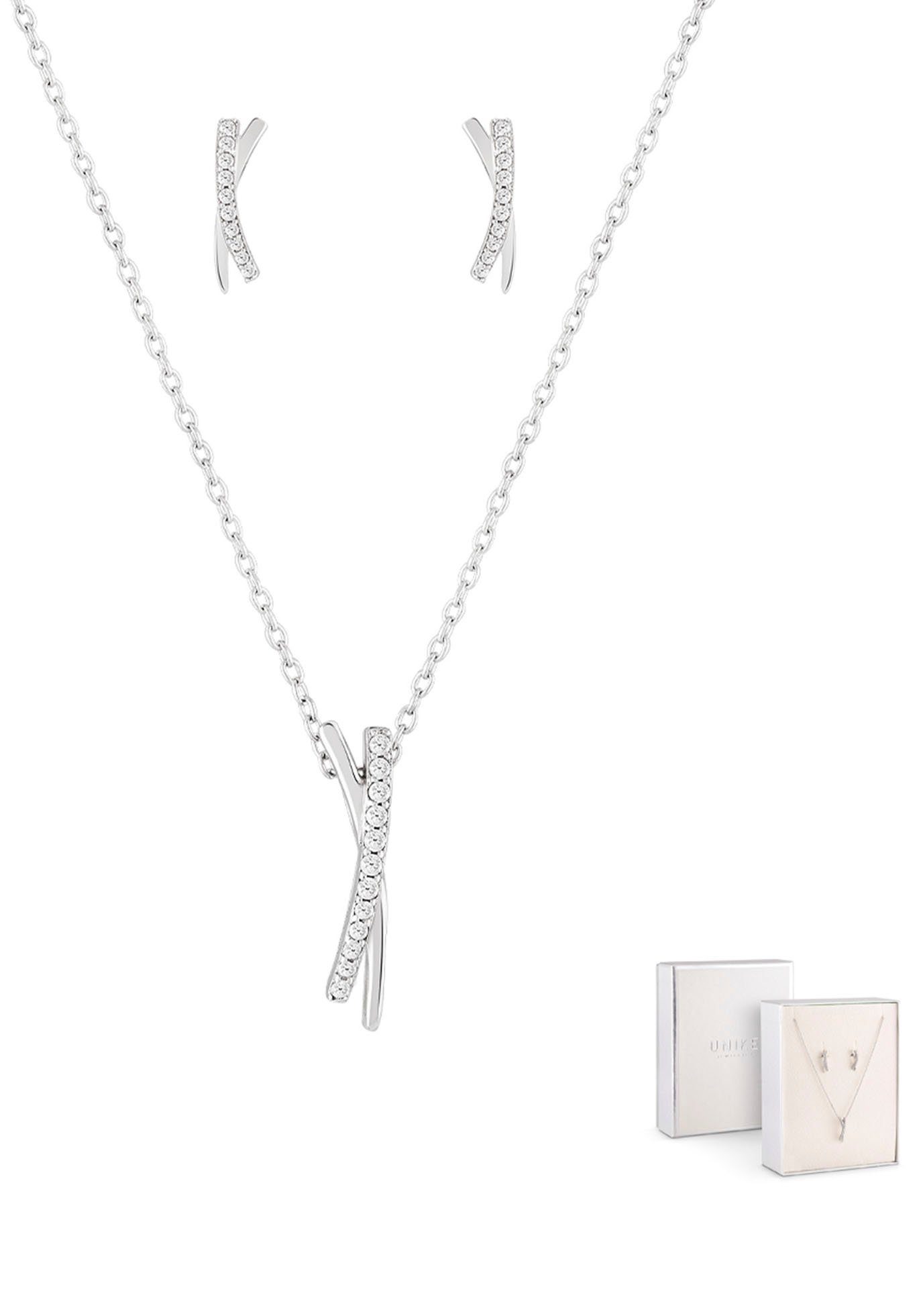 UNIKE JEWELLERY Schmuckset CLASSY SHINNY, UK.PK.1202.0002 (Set, 3-tlg)