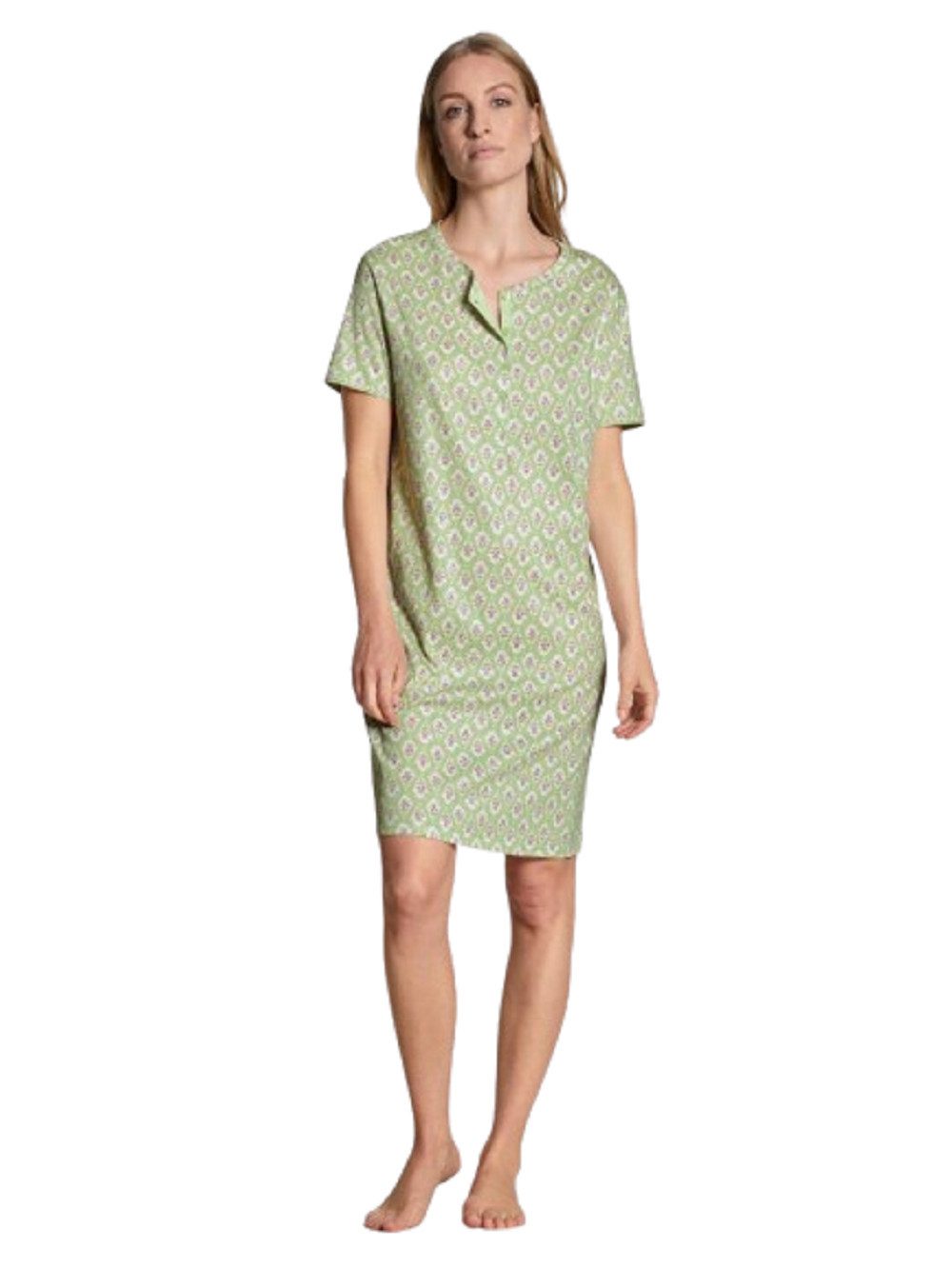 CALIDA Nachthemd Calida Kurzarm Nachthemd 31193 grün (1 Stück, 1-tlg., 1 Stück)