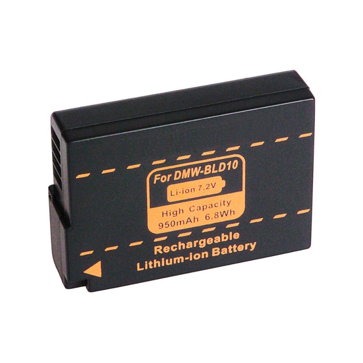 GOLDBATT Akku durch 1 mit Panasonic GF2 950 (7,2 für 100% Akkus BLD10 maßgefertigte Kamera-Akku BLD10E DMC-GF2 V, den Ersatzakku St), mAh Original inklusive Überhitzungsschutz kompatibel Passform
