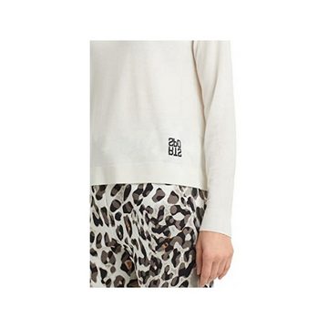 Marc Cain Longpullover offwhite (1-tlg)