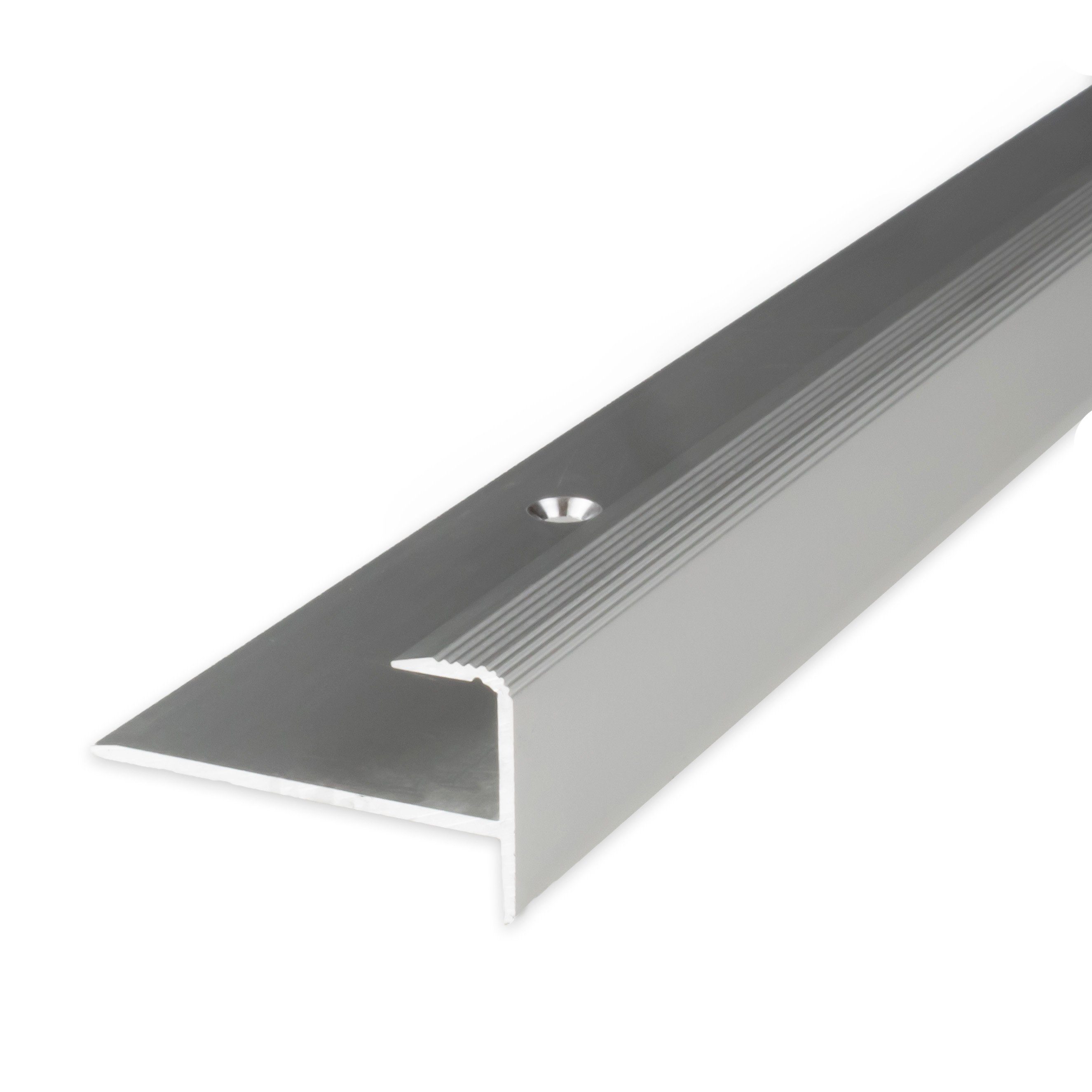 PROVISTON Abschlussprofil Aluminium, 37 x 10.3 x 1000 mm, Silber, Einfass- & Выпускные профили