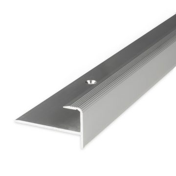 PROVISTON Abschlussprofil Aluminium, 37 x 10.3 x 1000 mm, Silber, Einfass- & Abschlussprofile