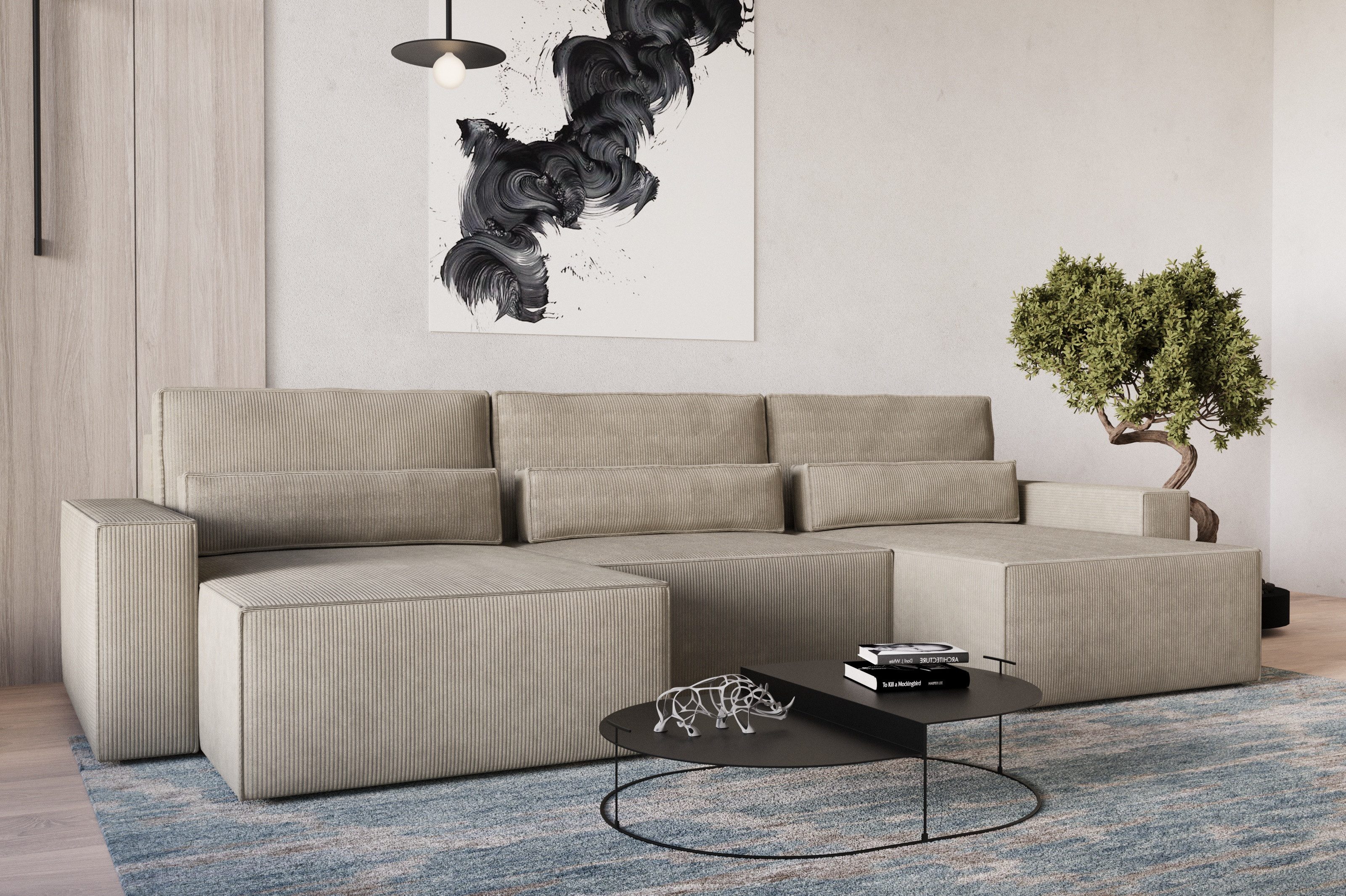 MOEBLO Wohnlandschaft DENVER U MINI, aus günstig online kaufen